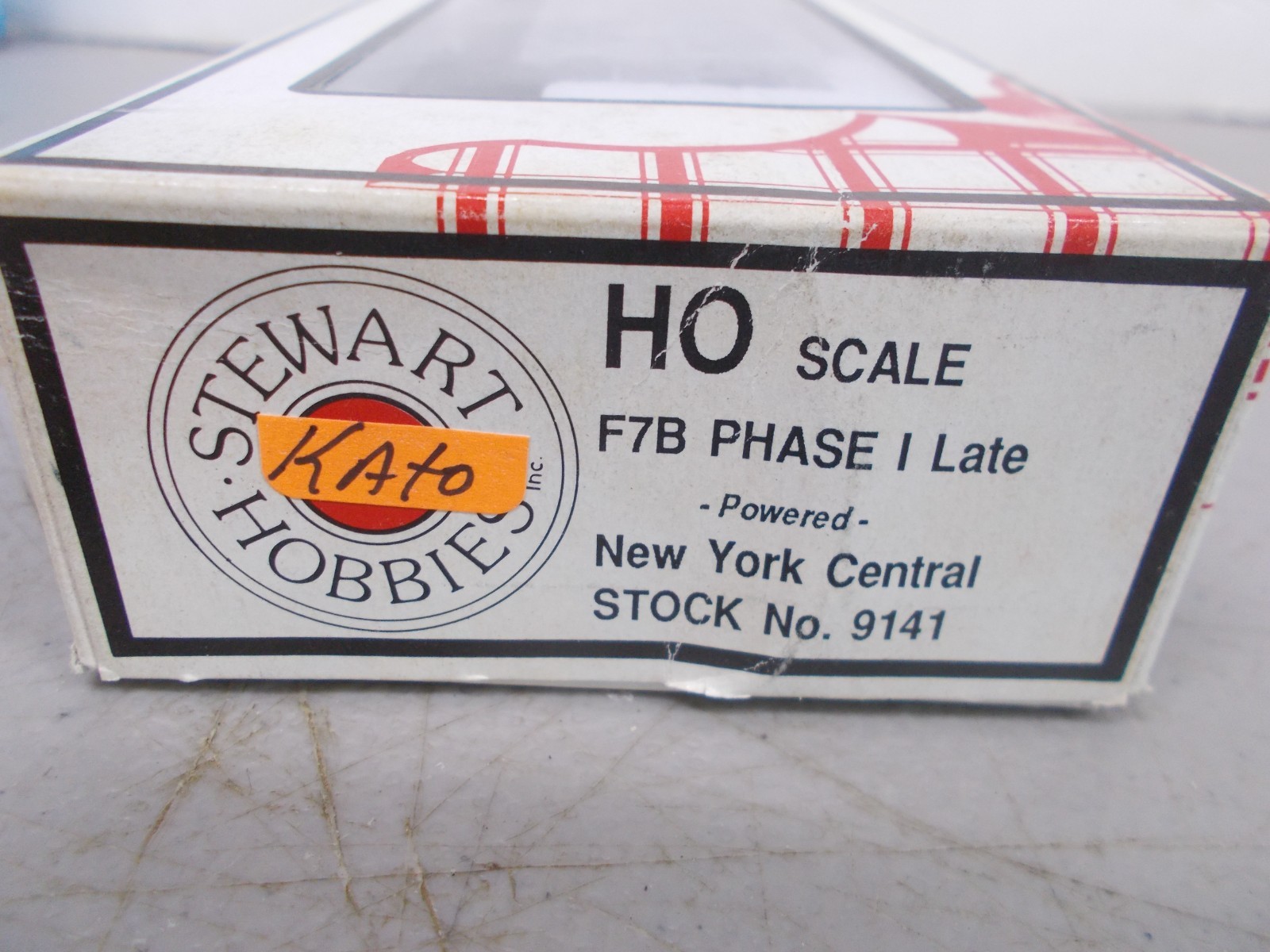 STEWART / KATO # 9141 ~ NEW YORK CENTRAL F7B POWERED LOCOMOTIVE ~NIB ~HO SCALE