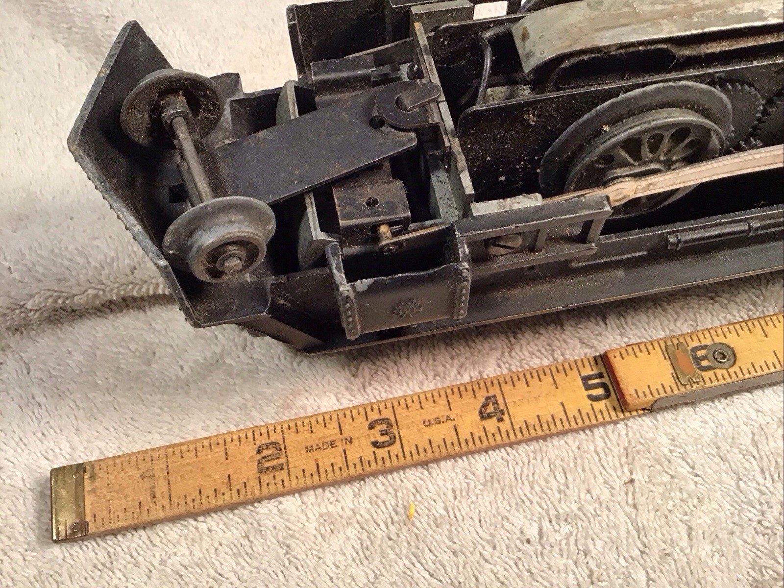 Vintage Marx 666 O Gauge Steam Locomotive 2-4-2 Untested
