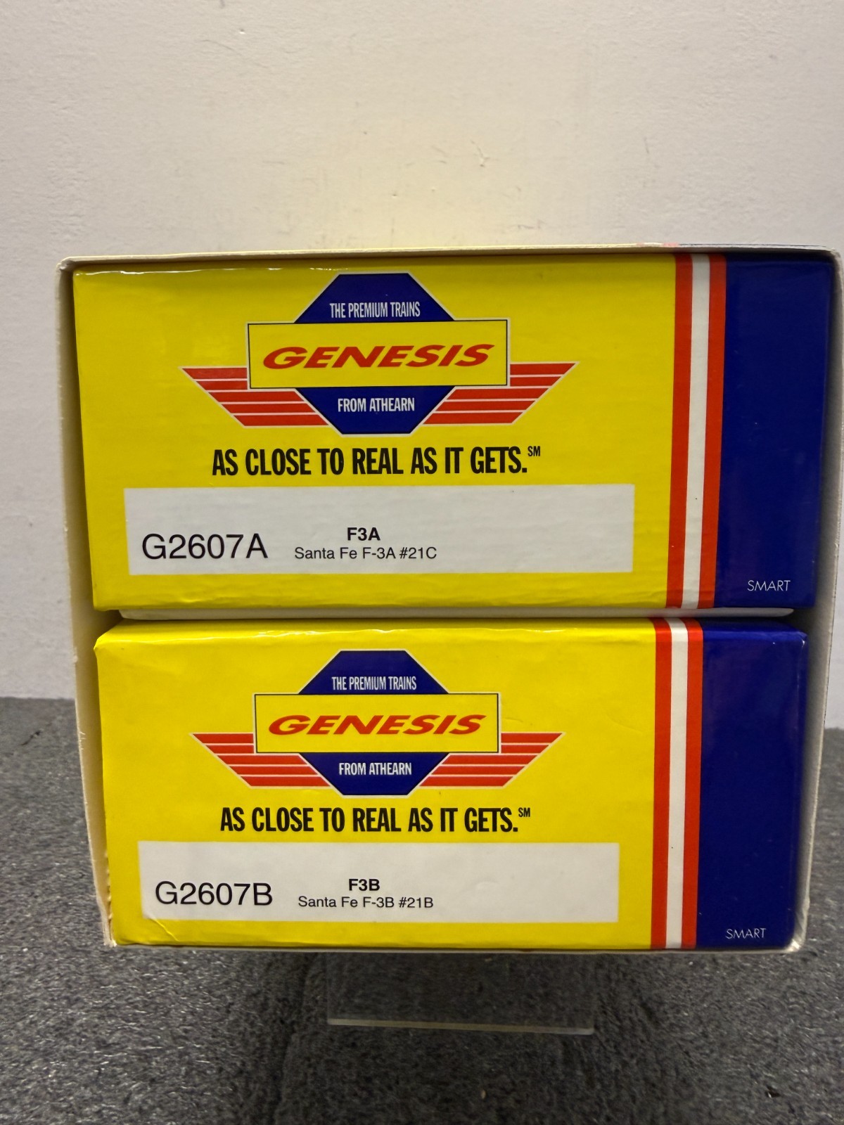 Athearn HO G2607 Santa Fe EMD F3A/F3B Diesels #21C & #21B – DCC Ready