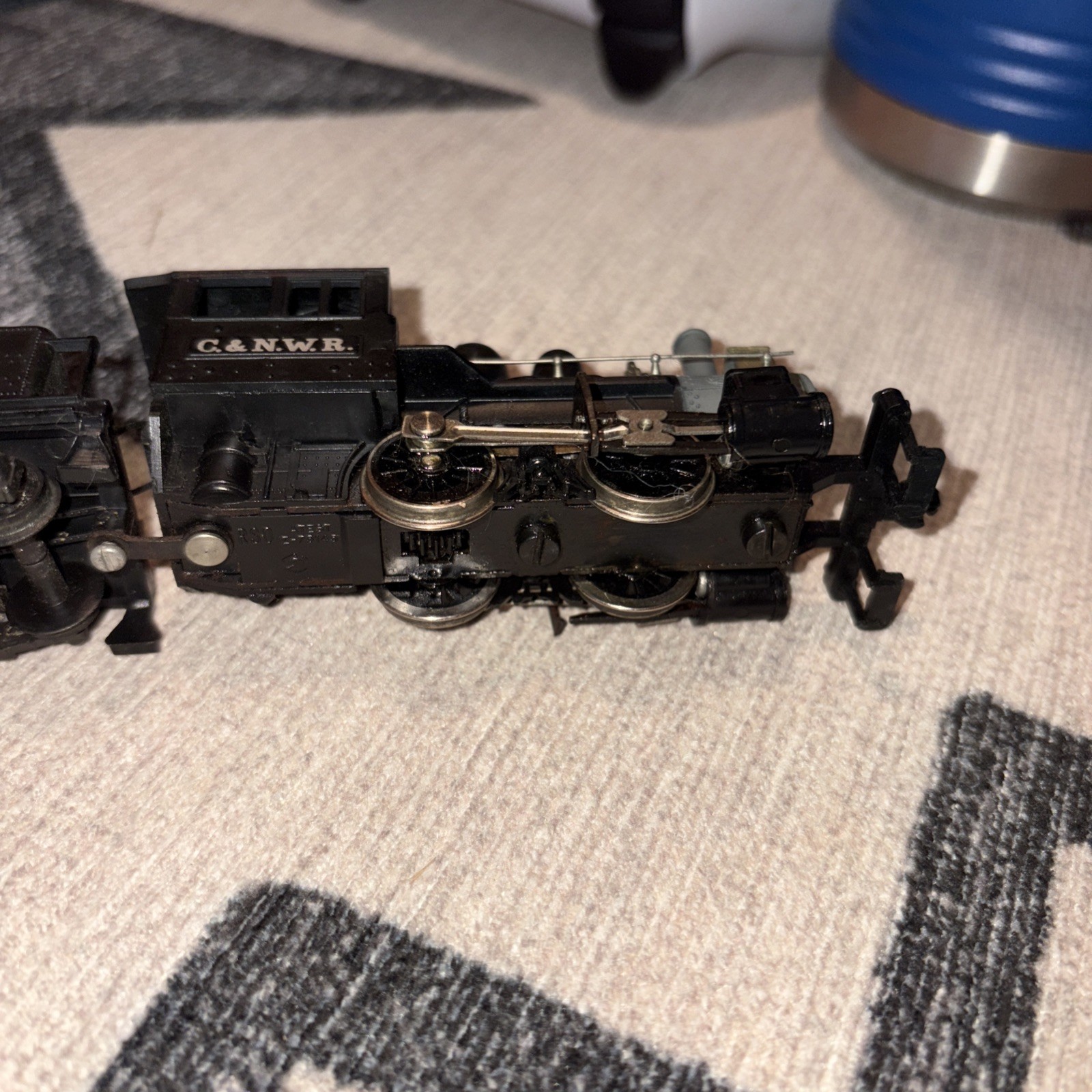 Vintage HO Scale Chicago & North Western C&NW Steam Locomotive & Tender #93