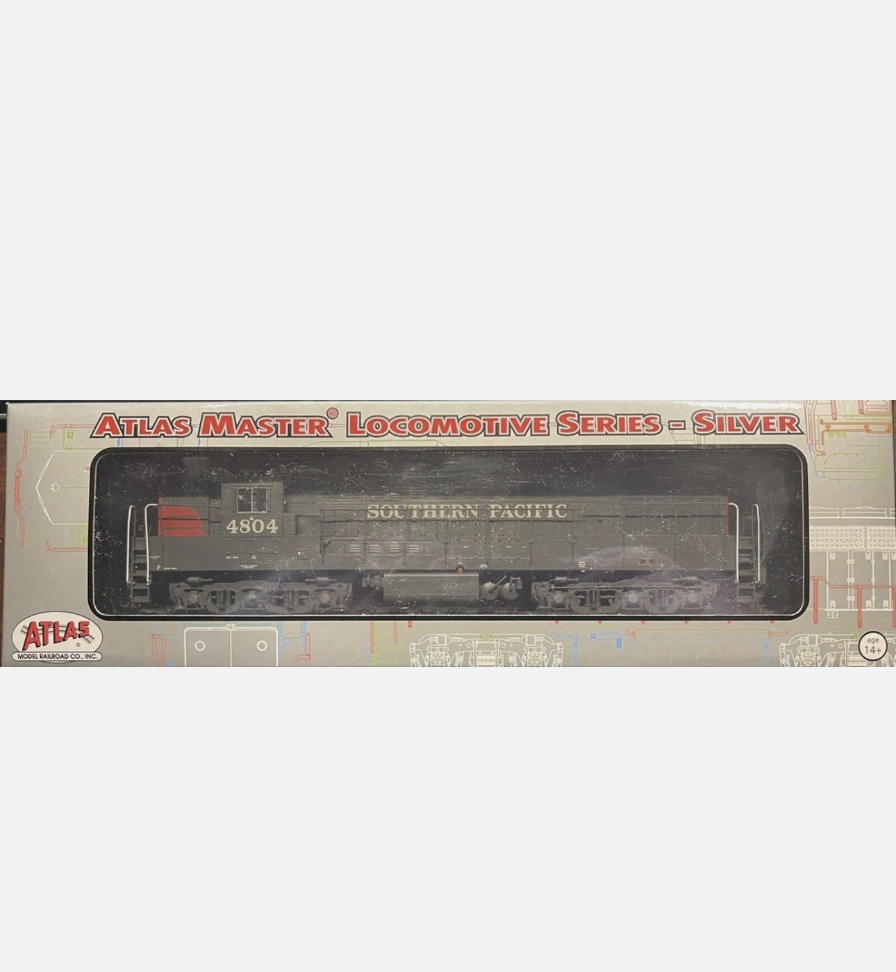 Atlas 10004117 Trainmaster Master Silver H-24-66 Phase 1B Southern Pacific 4804