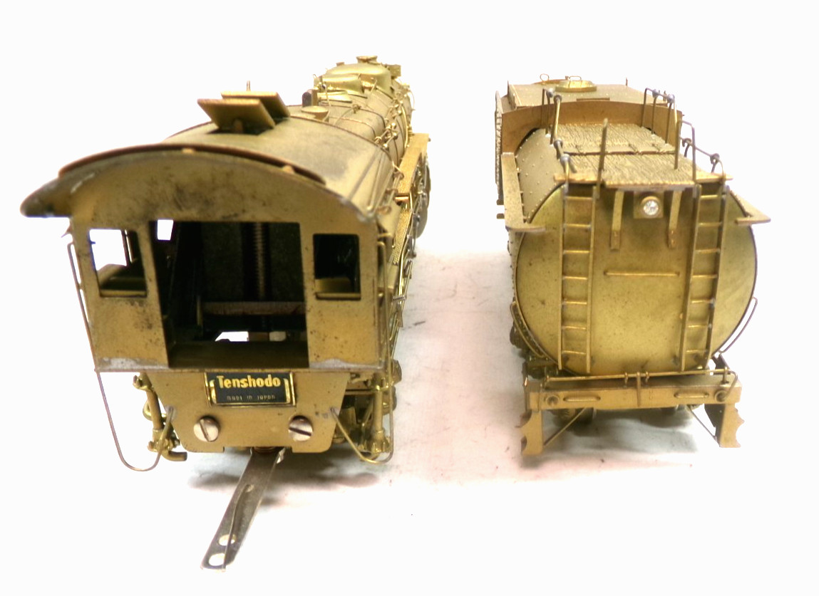 HO Tenshodo brass GN 2-10-2 class Q1 steam engine in original box (lot BB 559)