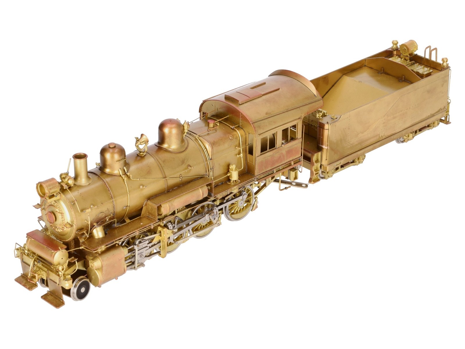 Westside Model O Brass PRR H-6sb 2-8-0 Steam Engine & Tender (2-Rail)- Unpainted