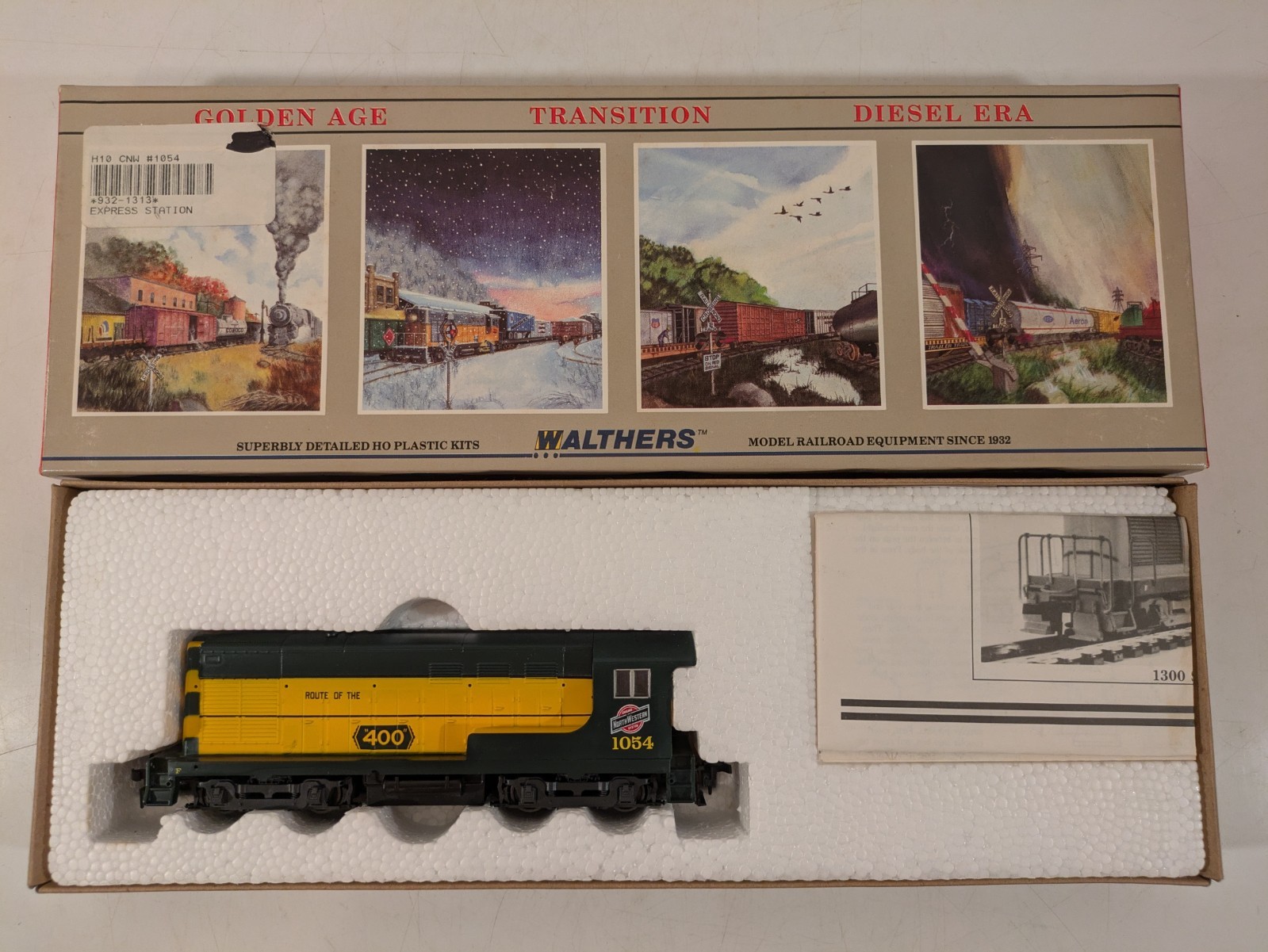 HO FM H10-44 CNW Chicago & North Western DC NIB NOS # 932-1313