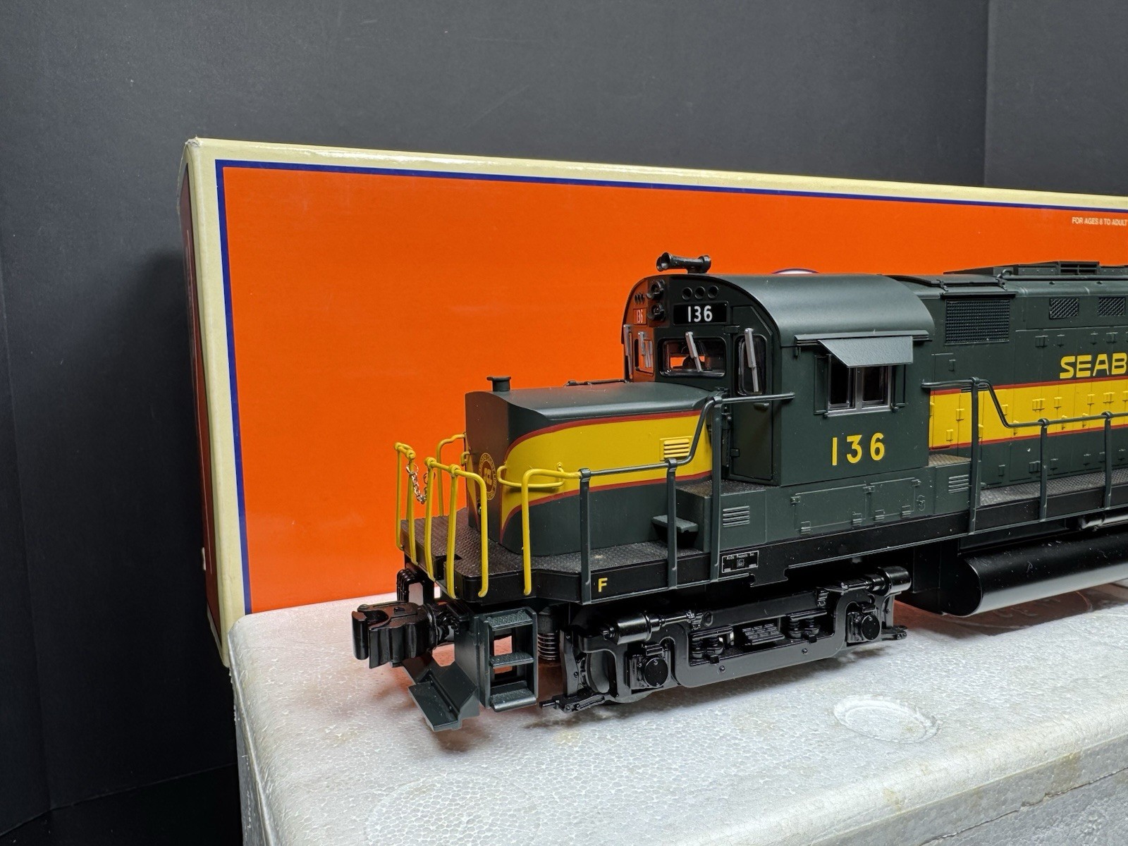 Lionel 6-28219 TMCC Seaboard Alco C-420 diesel engine #136 LNIB