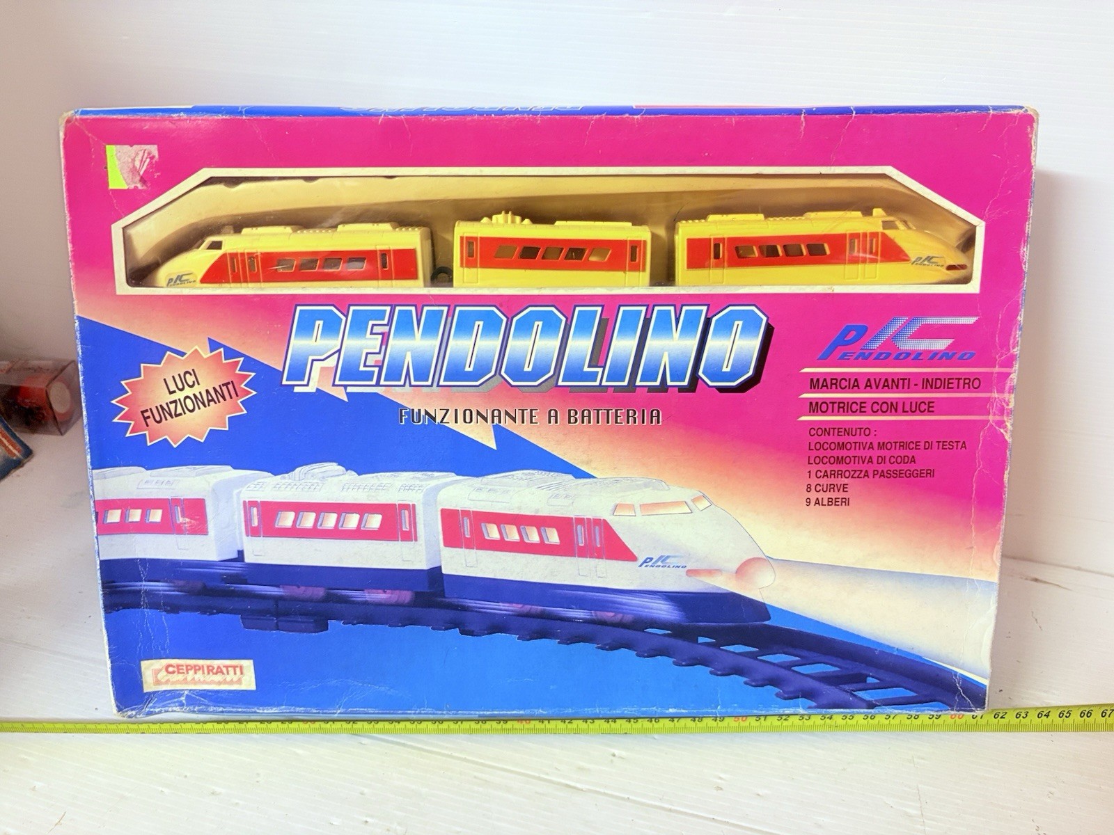 Battery Pendolino Lima Vintage Train Set New Never Used