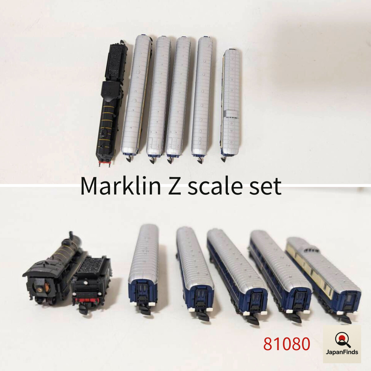Marklin Z scale 81080 Orient Express Train Set mini-club International Coaches