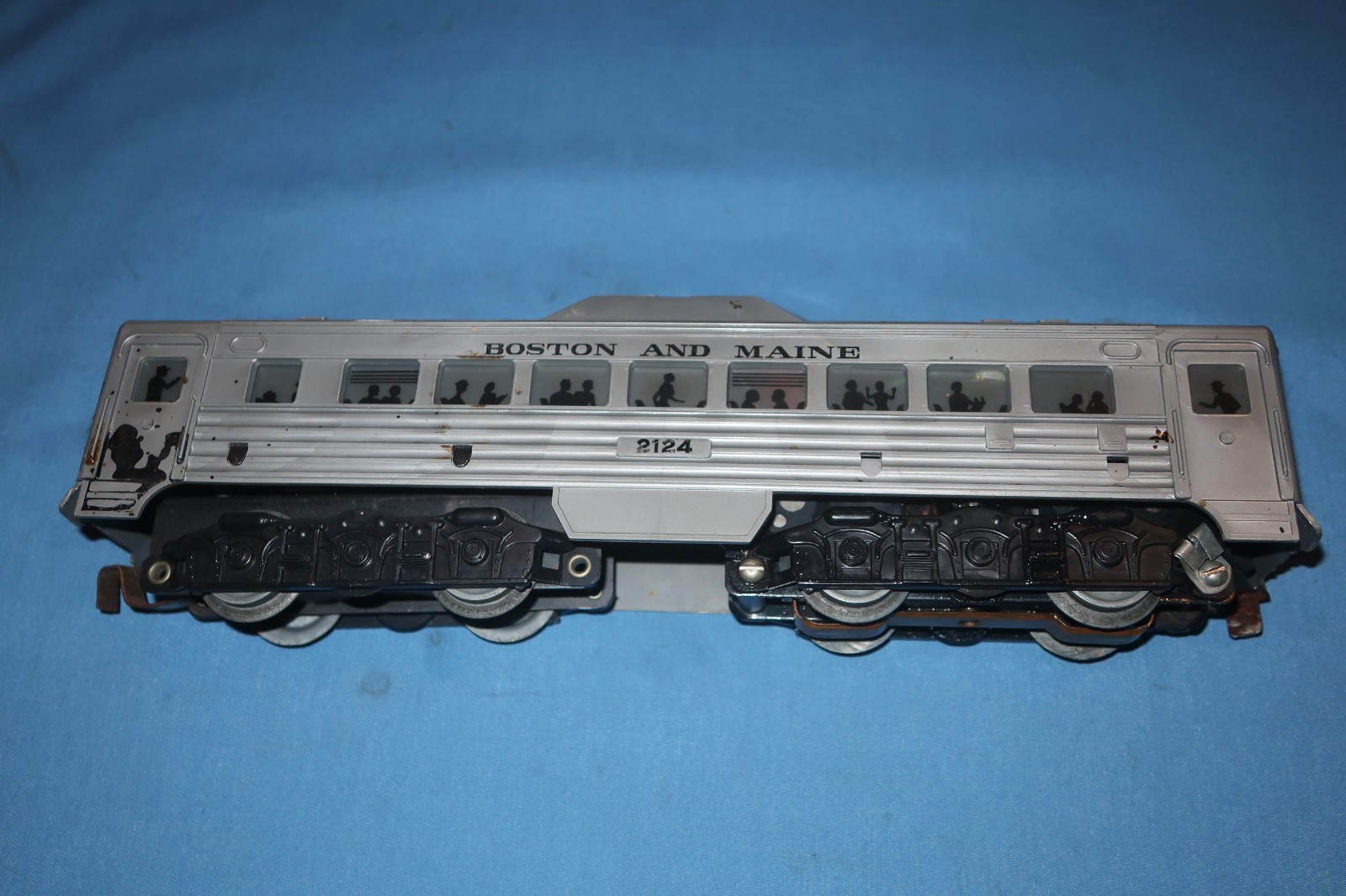 Marx #2124 Boston and Maine Budd Car. Modified. Runs well