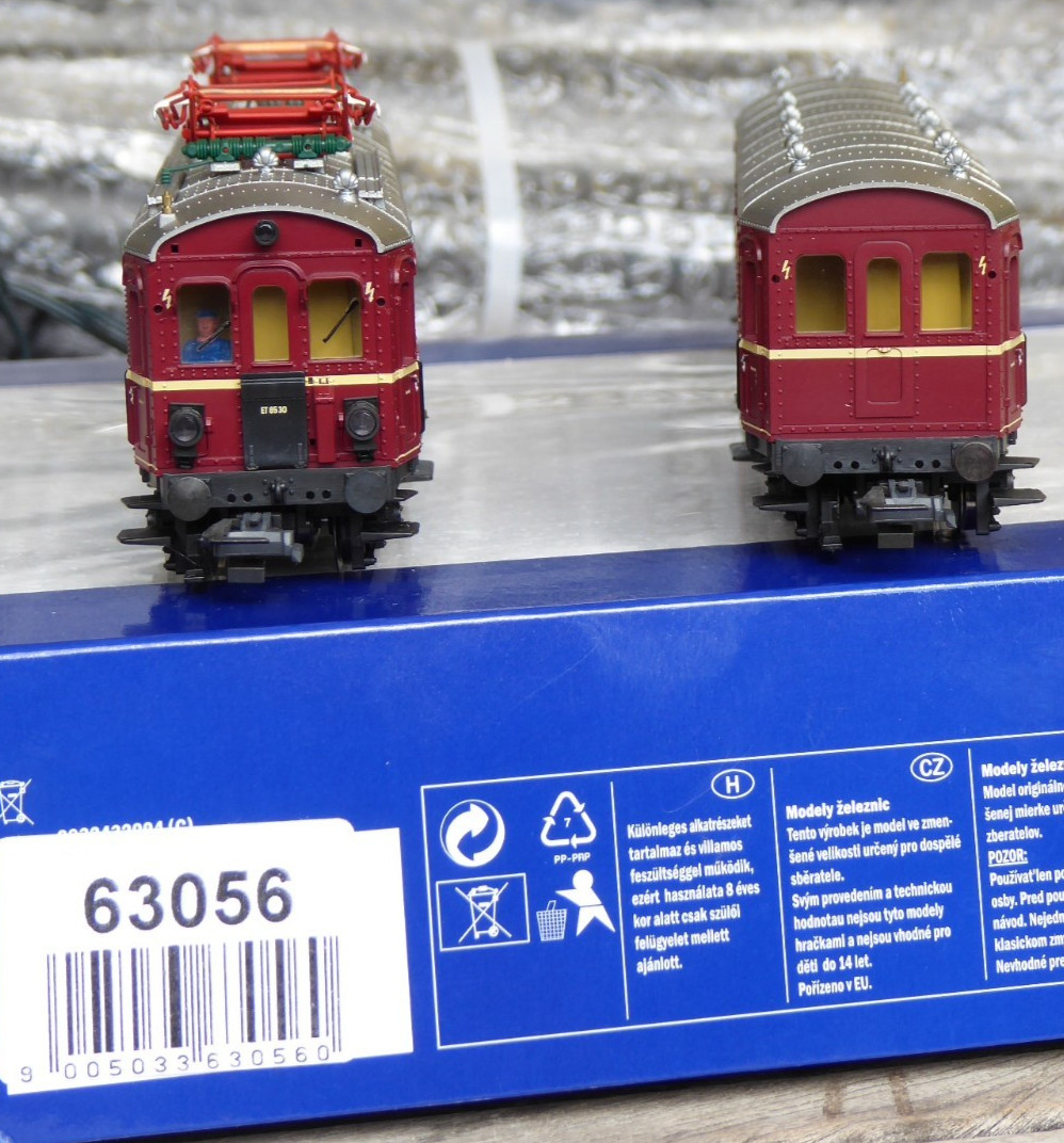 Roco 63056 H0 Altbau-Elektro-Triebwagen Et 85 30 DB Epoch 3 Lok with Dss Rarity
