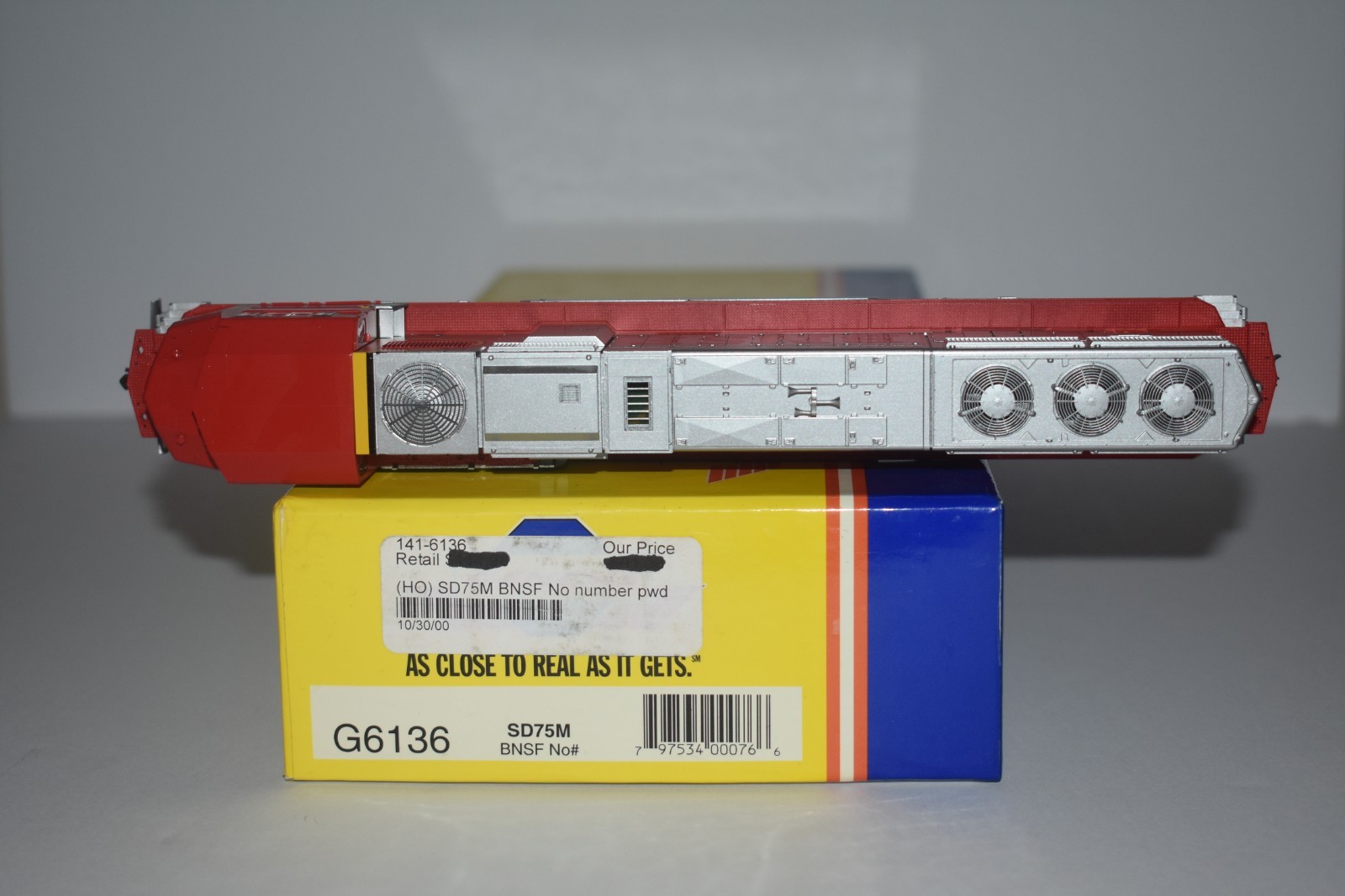 HO Scale Athearn Genesis 6136 BNSF SD75M Diesel Locomotive C52778