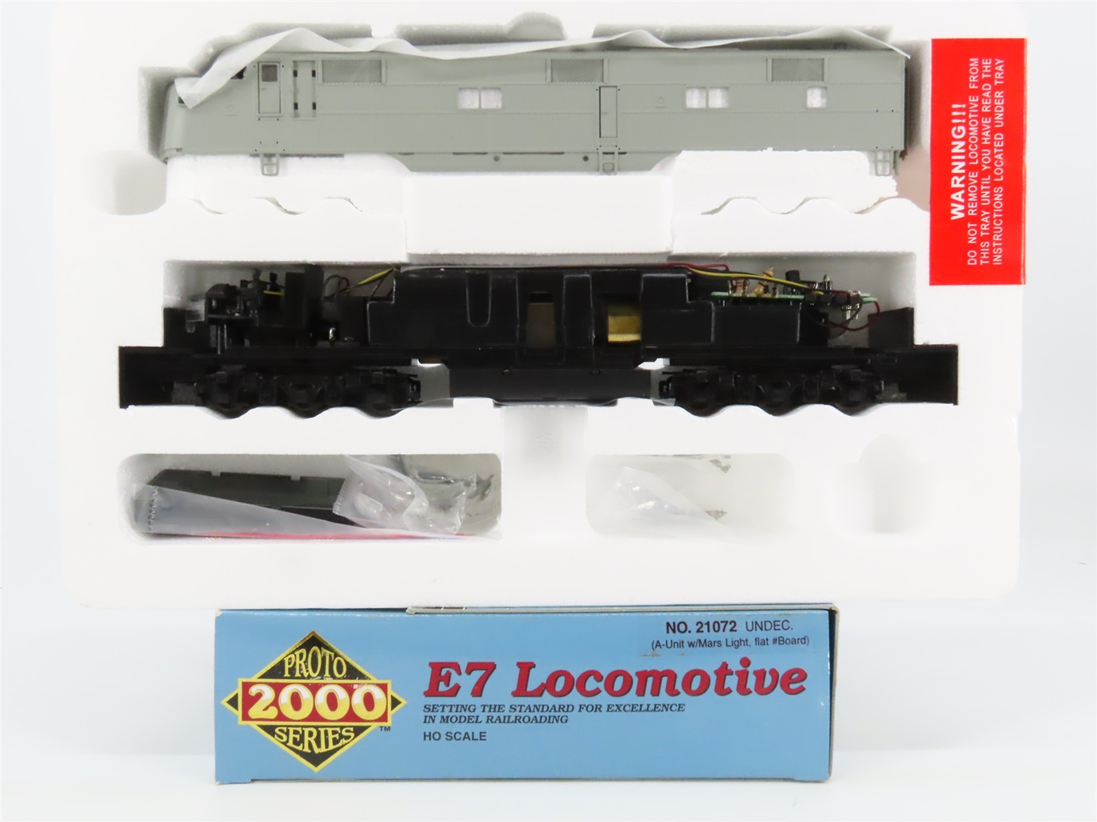 HO Scale Proto 2000 21072 Undecorated EMD E7A Diesel Locomotive – DCC Ready