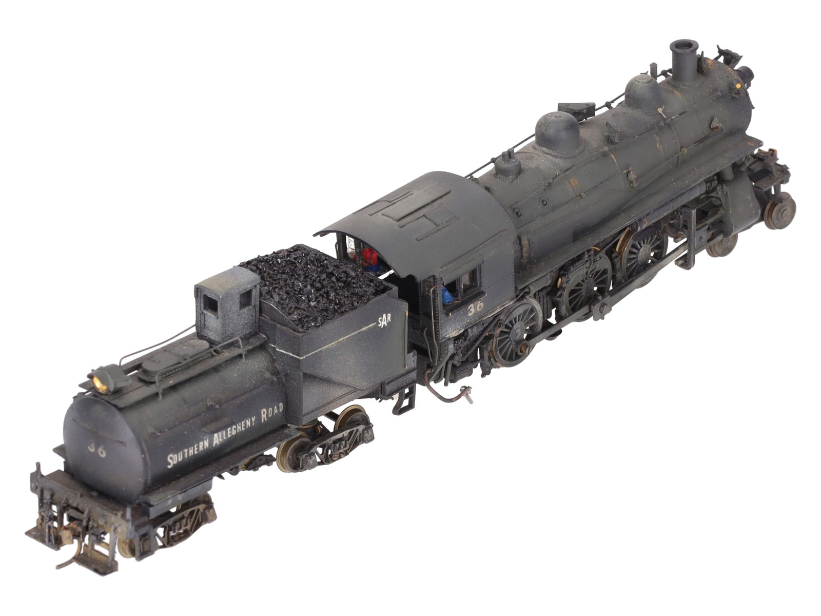Roundhouse 455 HO Scale SAR 4-6-0 10 Wheeler Loco – Assembled/Custom
