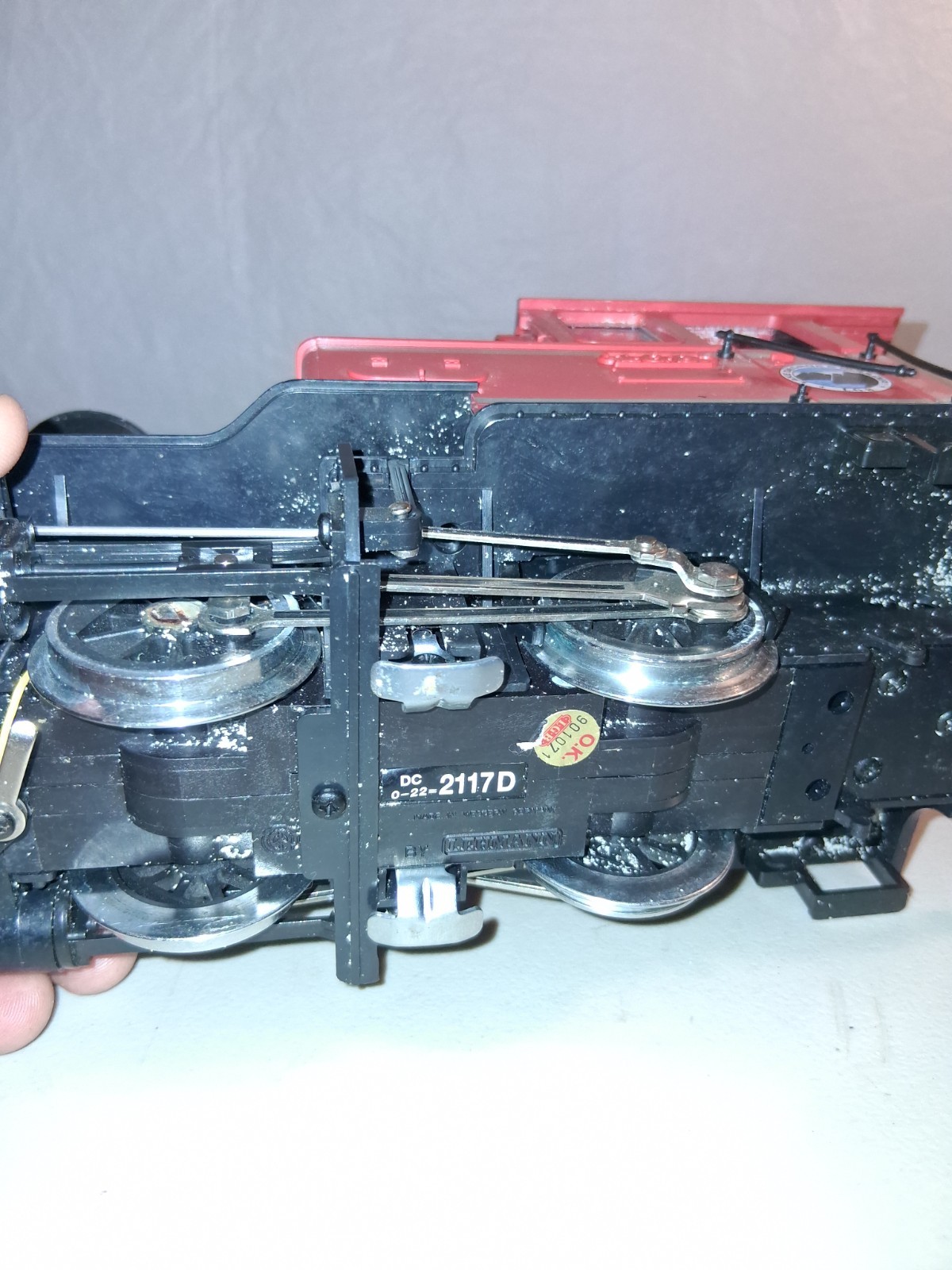 Lehmann LGB West Germany Made Train, Tracks, Book And Figures.
