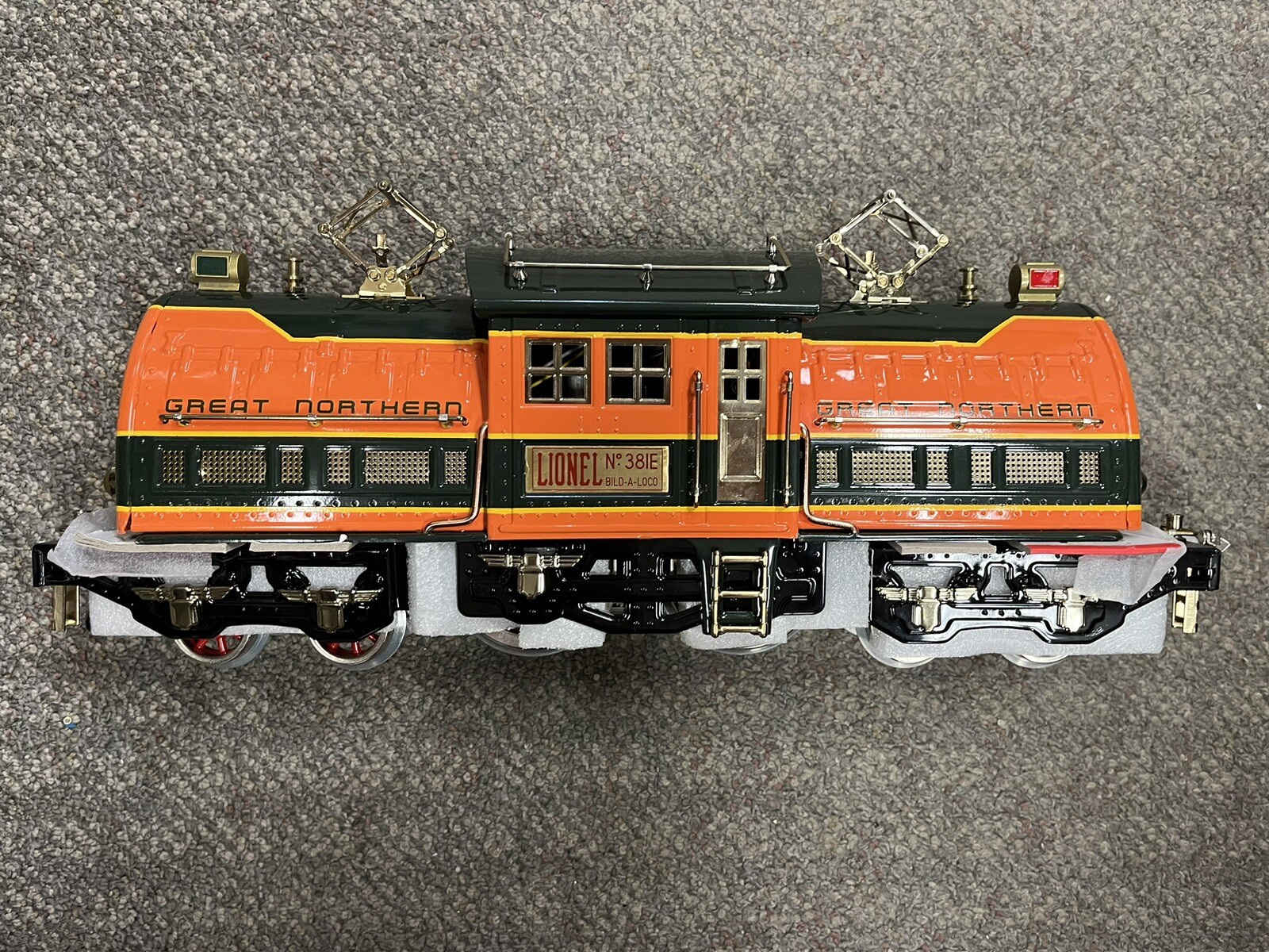 + Lionel MTH Standard Tinplate Great Northern 381E Electric Locomotive PS.3 LNIB
