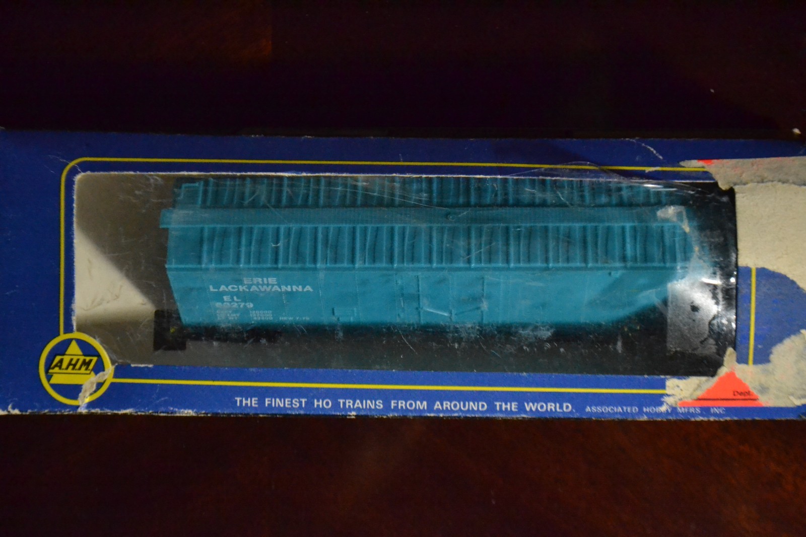 Vintage HO AHM Erie Lackawanna Train Original Box 60279