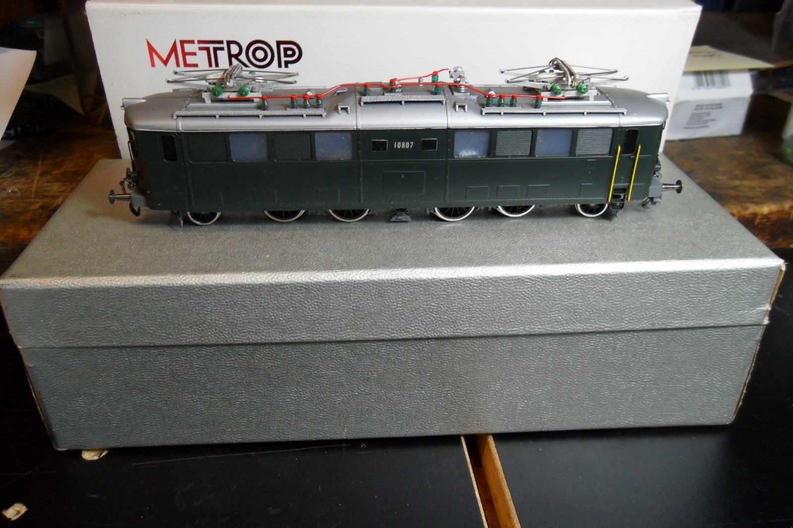 HO Brass Metropolitan Nr. 736 SBB Gotthard Locomotive Ae 4/6 Very Good Condition