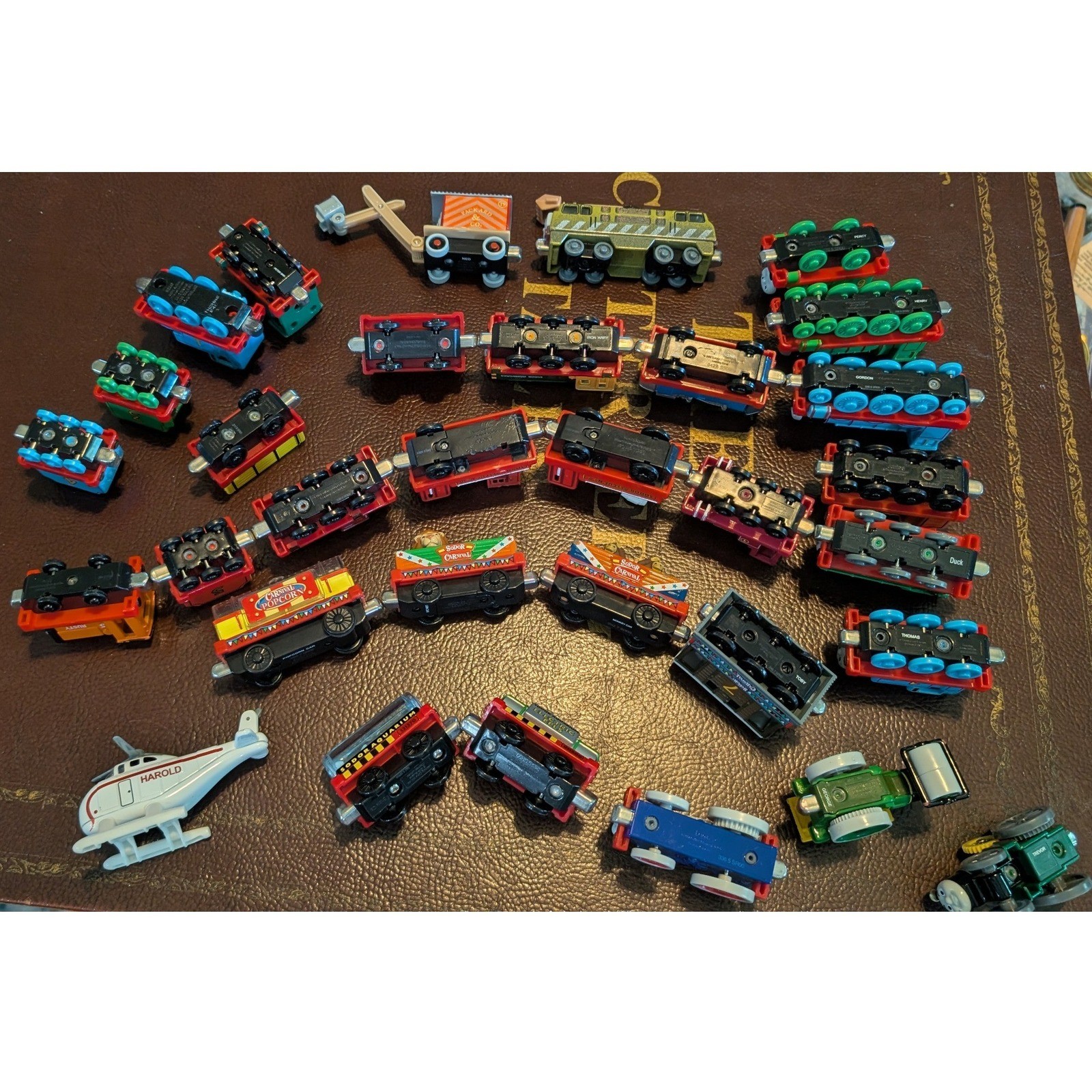 Thomas & Friends Take Along Diecast Train Lot 32 Pc Thomas Percy Harold Carnival