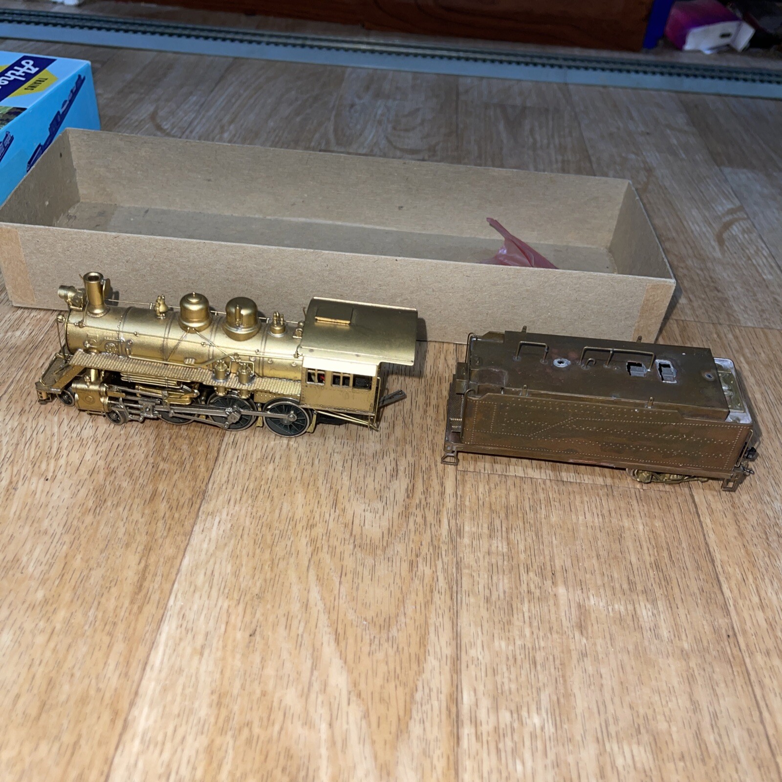 HO Brass Hallmark Models SLSF 293 1976 brass locomotive tender