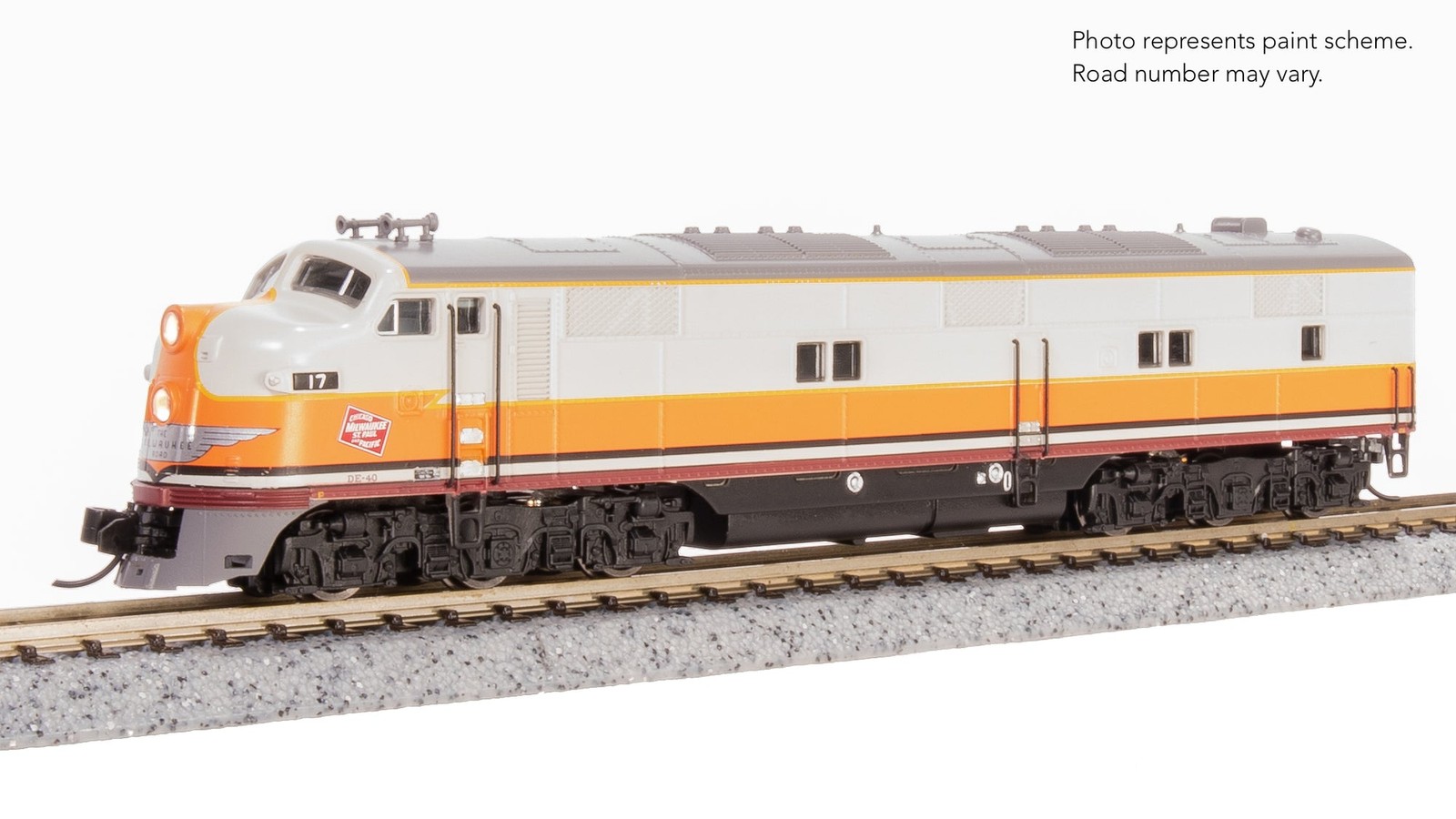Broadway Limited BLI 8767 N Scale Milwaukee Road EMD E7A Locomotive DCC/Sound