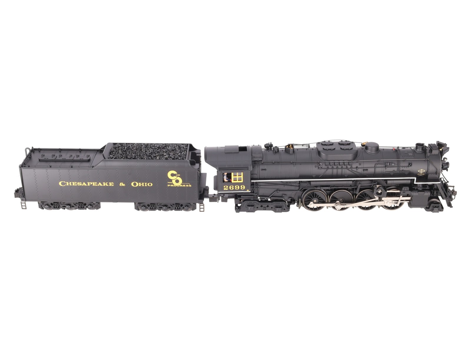 Lionel 6-38076 O Gauge Chesapeake & Ohio 2-8-4 Berkshire Steam Locomotive #2699