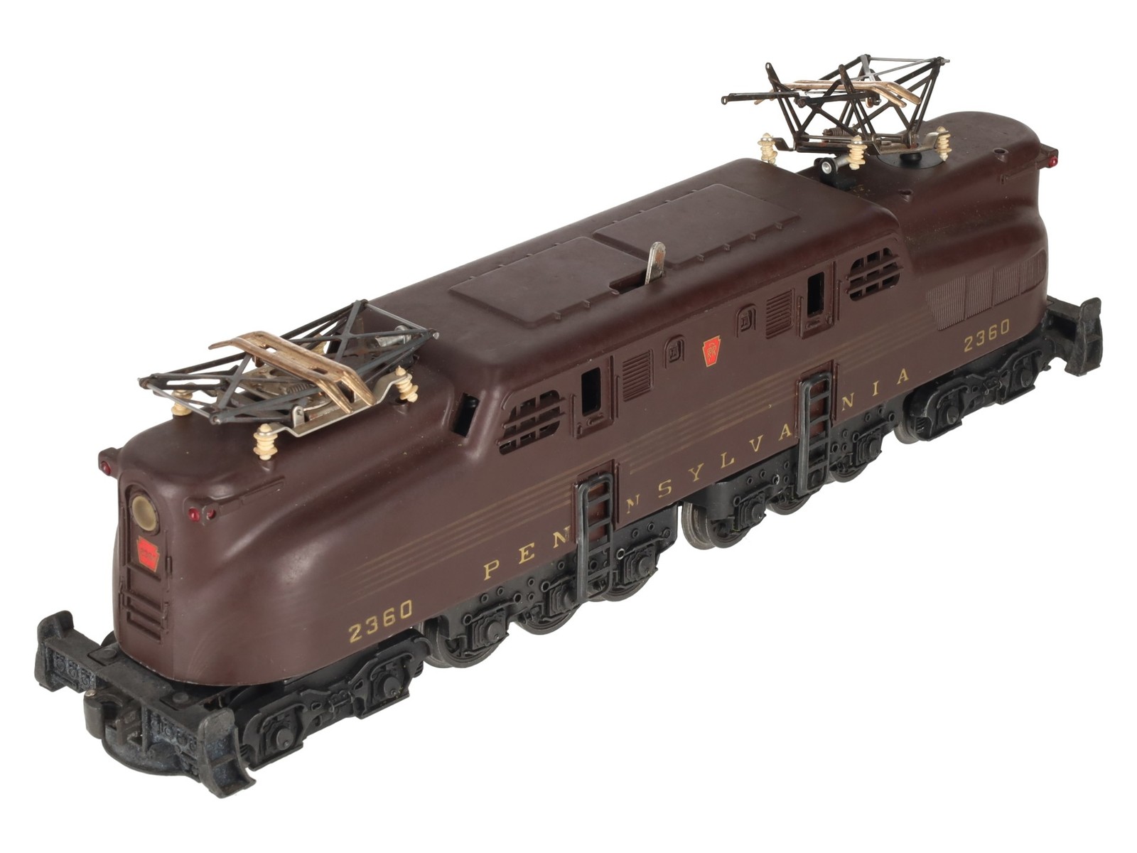 Lionel 2360 Vintage O Pennsylvania 5-Stripe Tuscan GG-1 Electric Locomotive