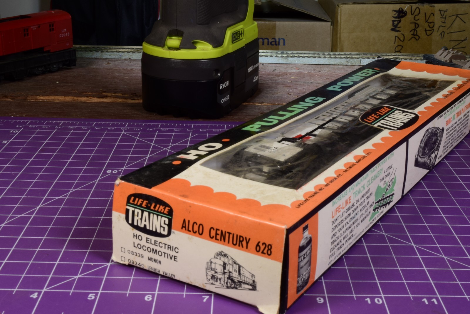 TrkRdy True CO-CO setup – Lehigh Valley ALCO Century 628 Diesel Locomotive, GWC