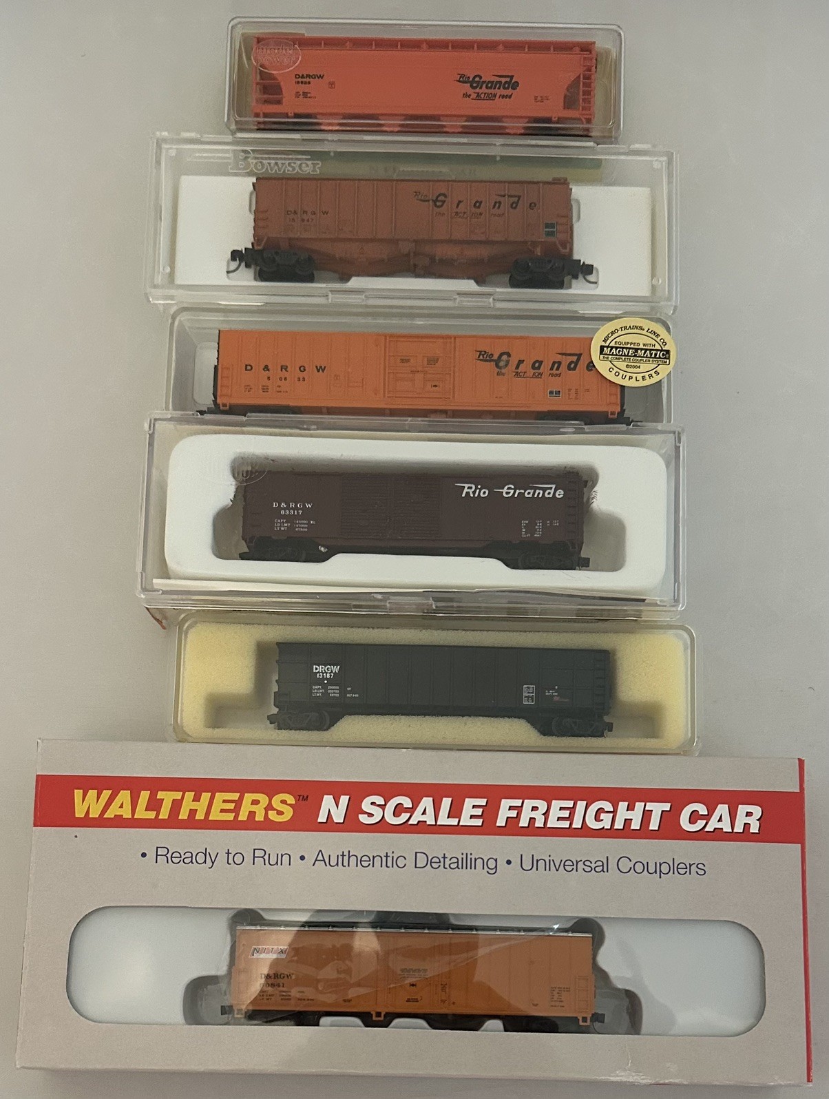 Huge N Scale Lot | D&RGW | 52 Freight Cars + 4 Locomotives | Rio Grande