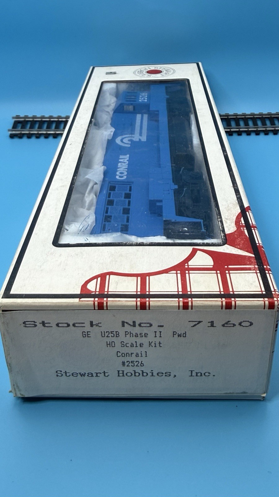 HO Scale Stewart Hobbies Conrail U25B Phase II 2526 Kato Drive Runs Smooth