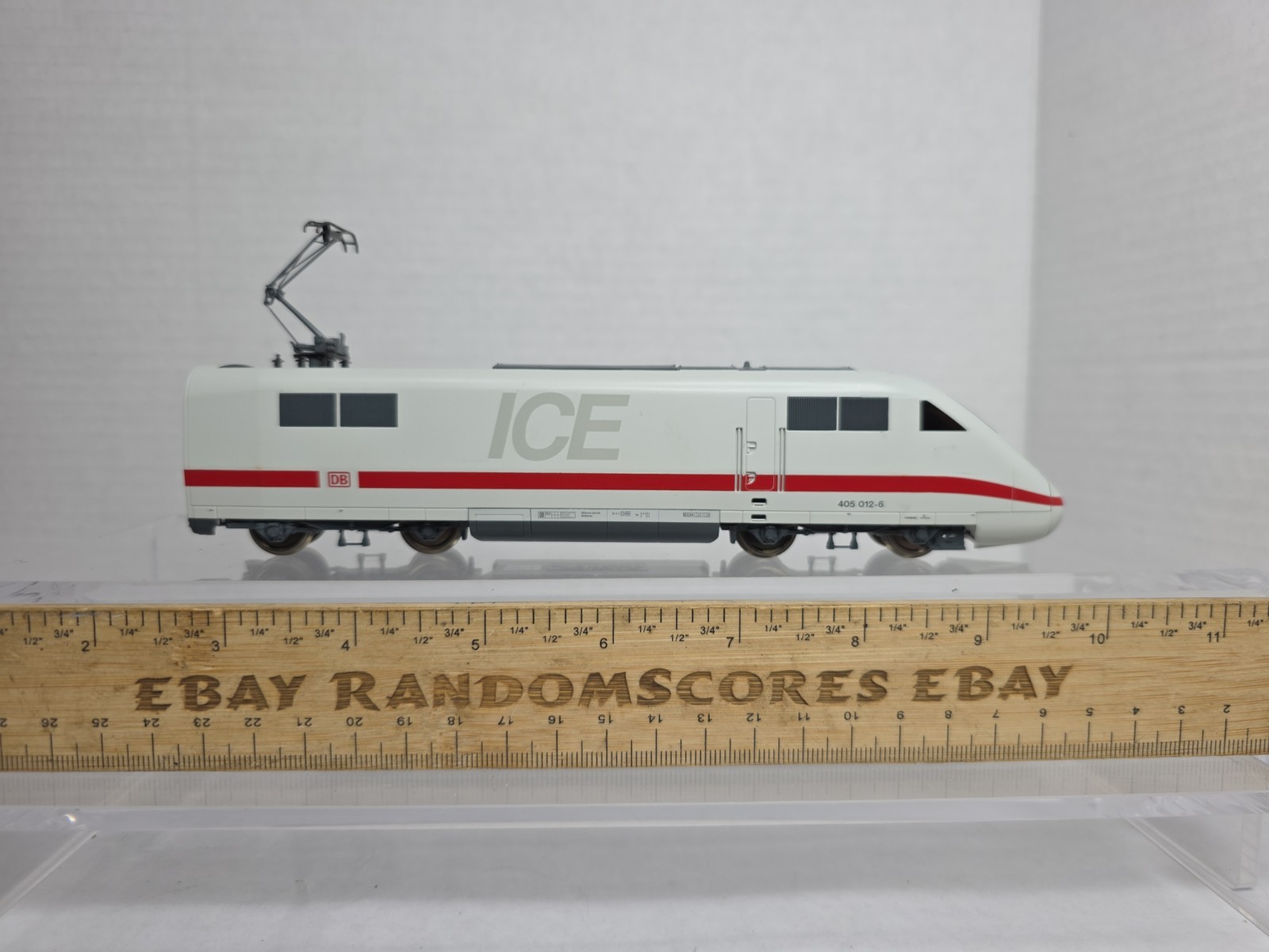 Roco HO Scale 405012-6 Lighted Dummy DB ICE High Speed Bullet Train