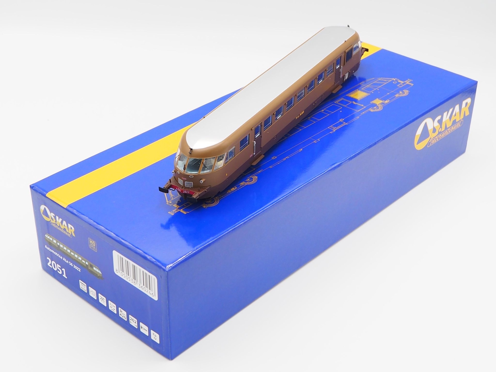 OS.KAR 2051 HO Scale ALn 56.2022 FS Brown/Isabella In Era IV