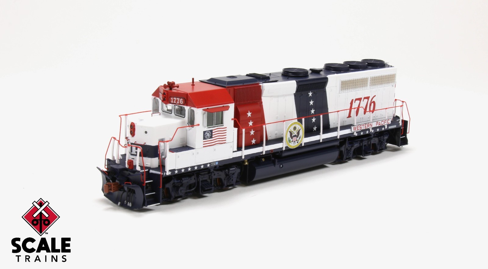Scaletrains HO Bicentennial WP Western Pacific GP40 #1776 DCC & LokSound NEW