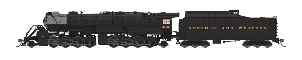 BROADWAY LIMITED #7220 N SCALE N&W Y6b 2-8-8-2 “PARAGON 4 DCC/SND” RD #2191~NEW