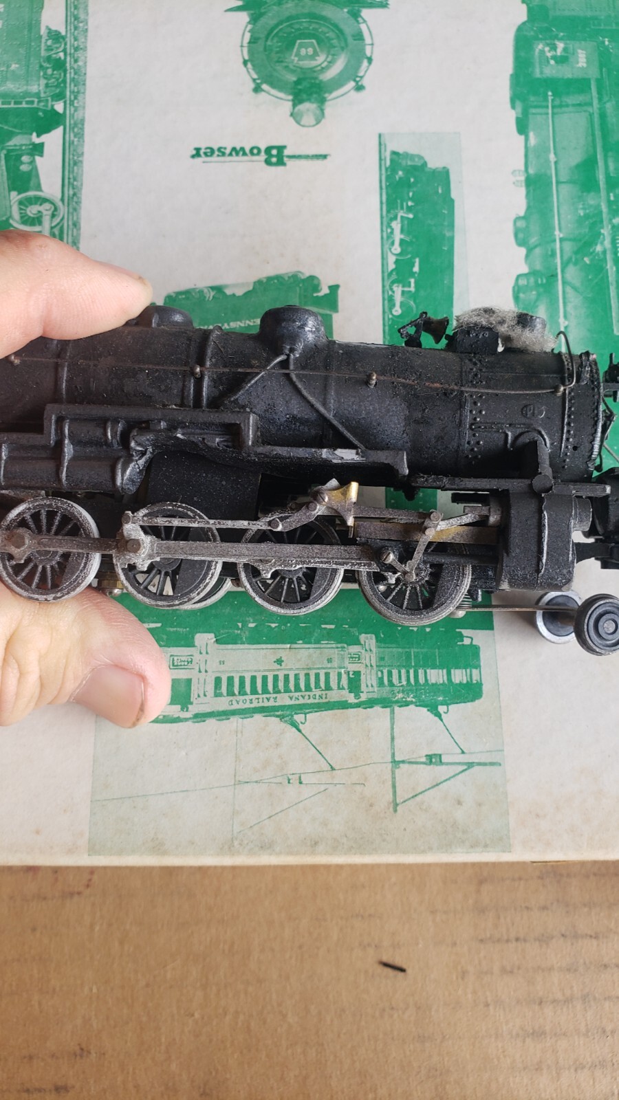 HO Bowser Pennsylvania PRR I-1 Decapod 2-10-0 JRL Steam Locomotive Train IN BOX
