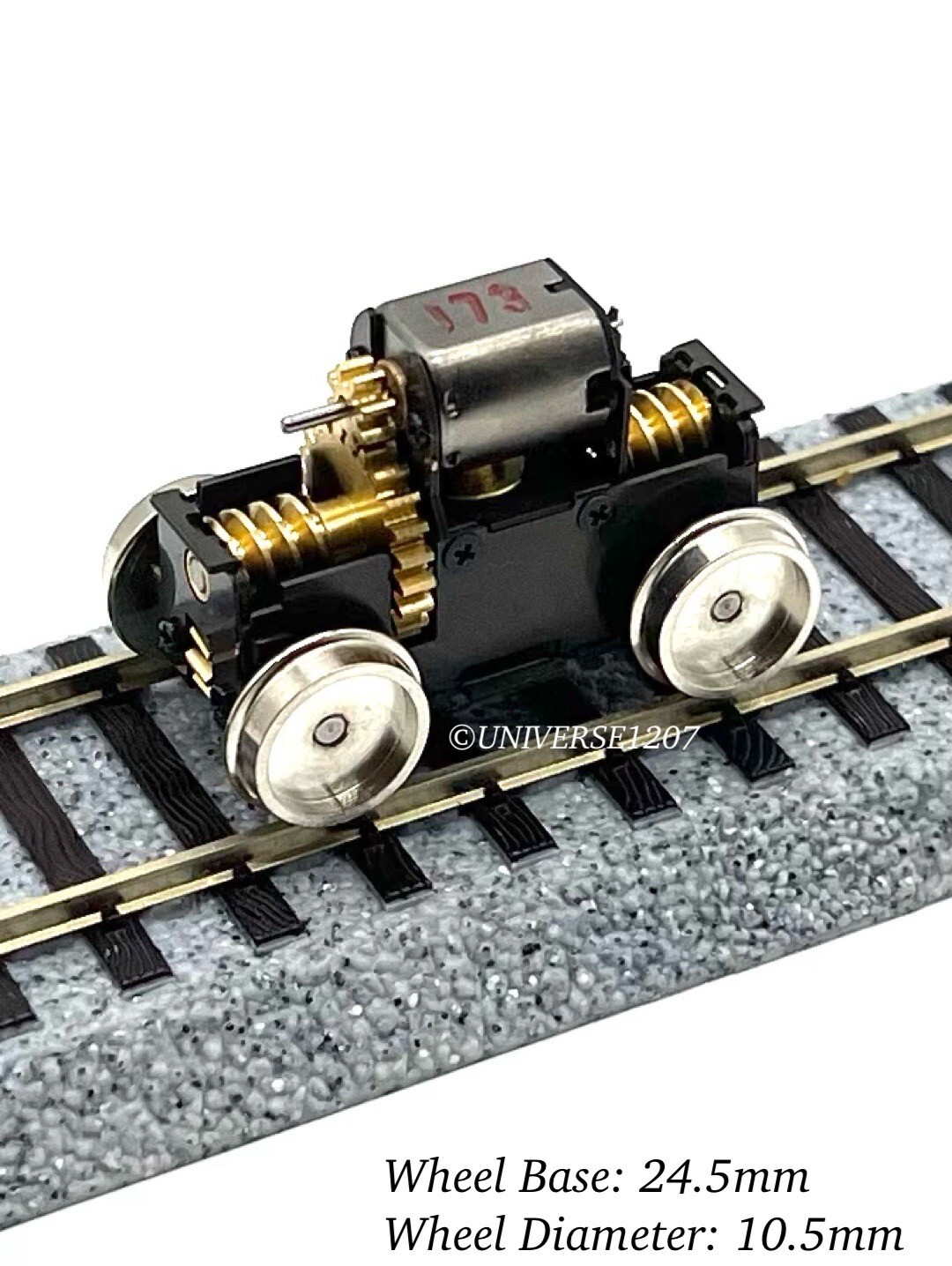 H0/On30/O16.5/Oe Gauge Aru-Model HO-24.5A Locomotive Power Drive Chassis D10.5mm