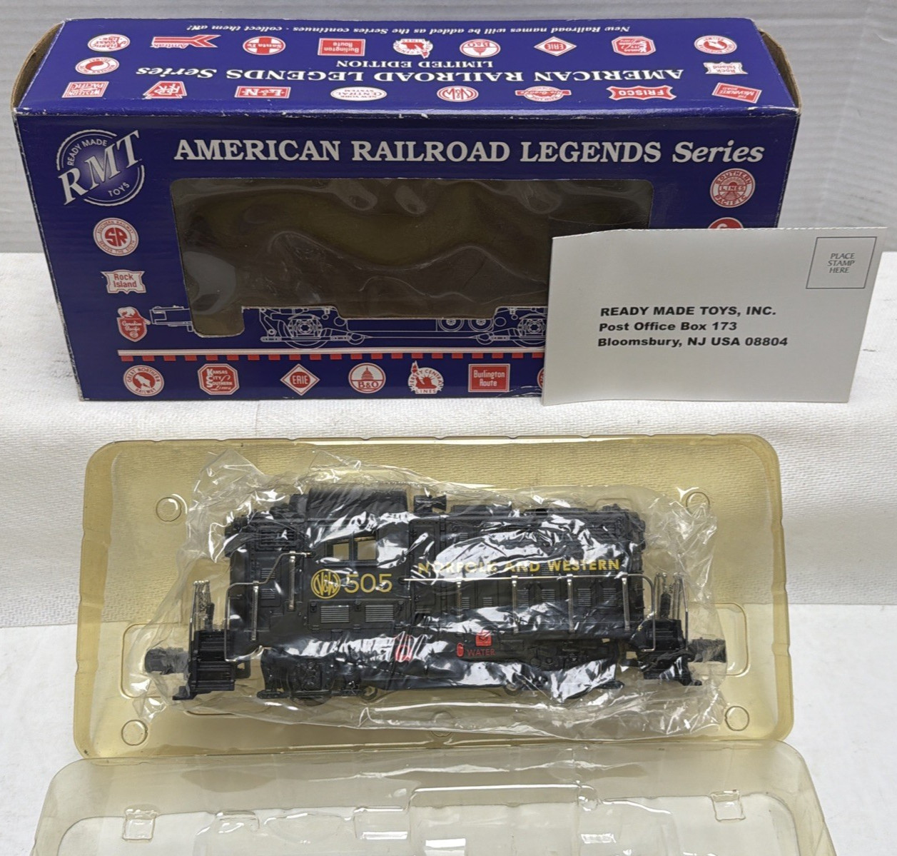 RMT O/O27 RMT-4243 NORFOLK & WESTERN GP BEEP DIESEL LOCOMOTIVE #505 – LNIB