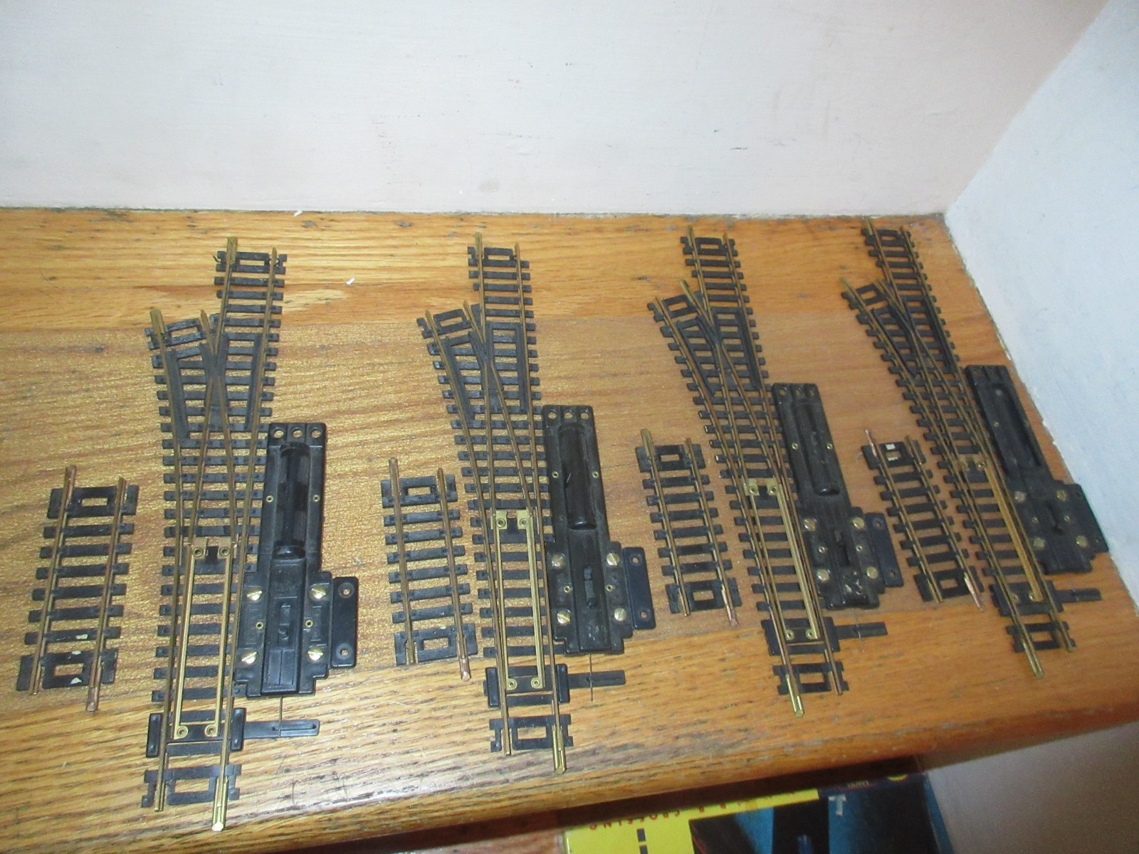 ATLAS HO Snap-Switch Manual Left & Right #61 & #60 Point Motor Turnout LOT OF 8