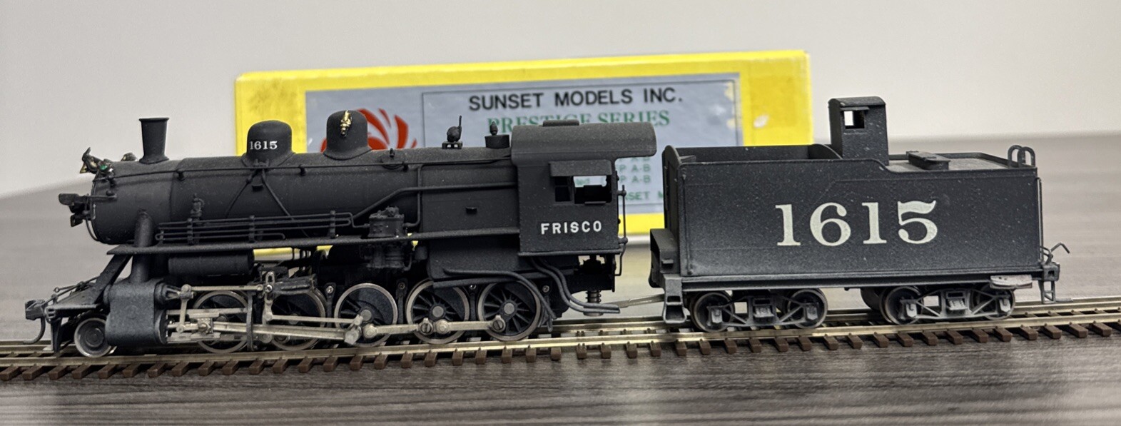 Sunset Models Inc. Prestige Series HO Brass #HO119P Frisco 2-10-0 Painted/Wthrd