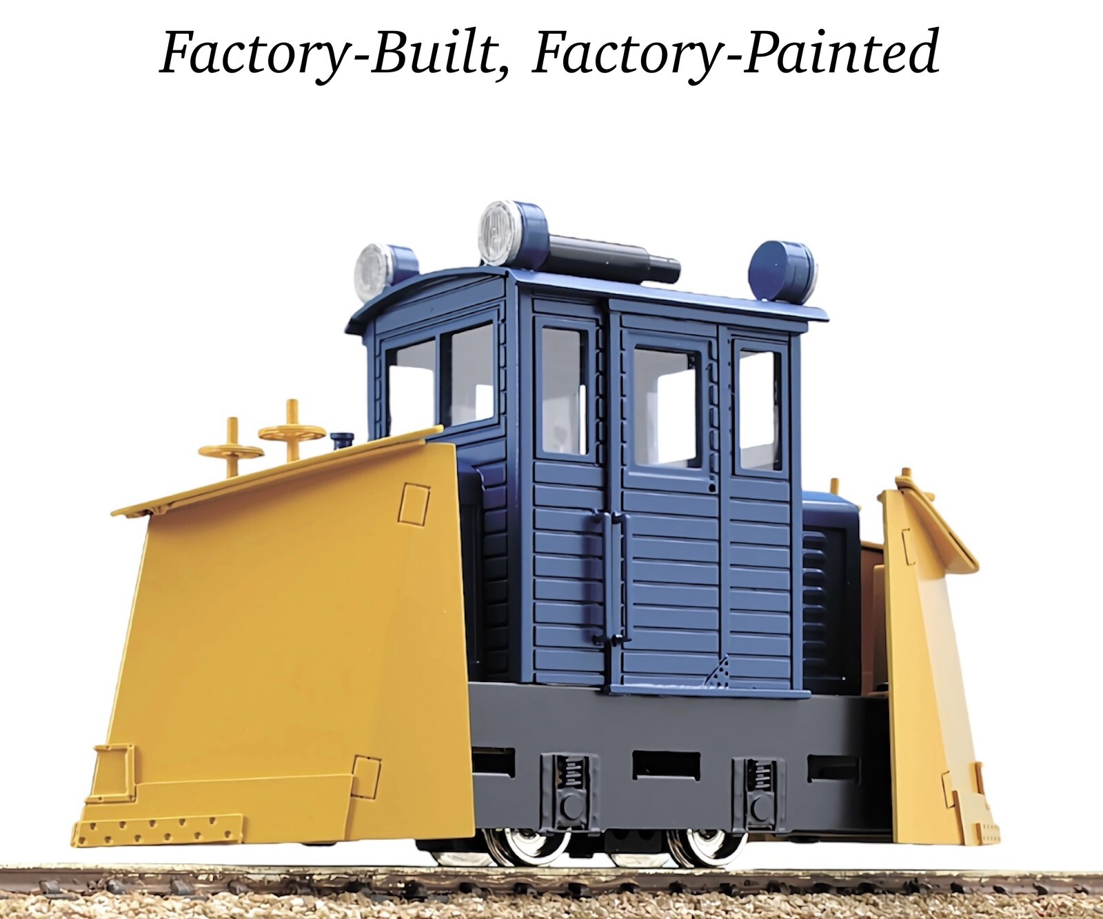 0n18 Scale Freelance Snow Plow Diesel Locomotive On18 Narrow Gauge Engine P.H