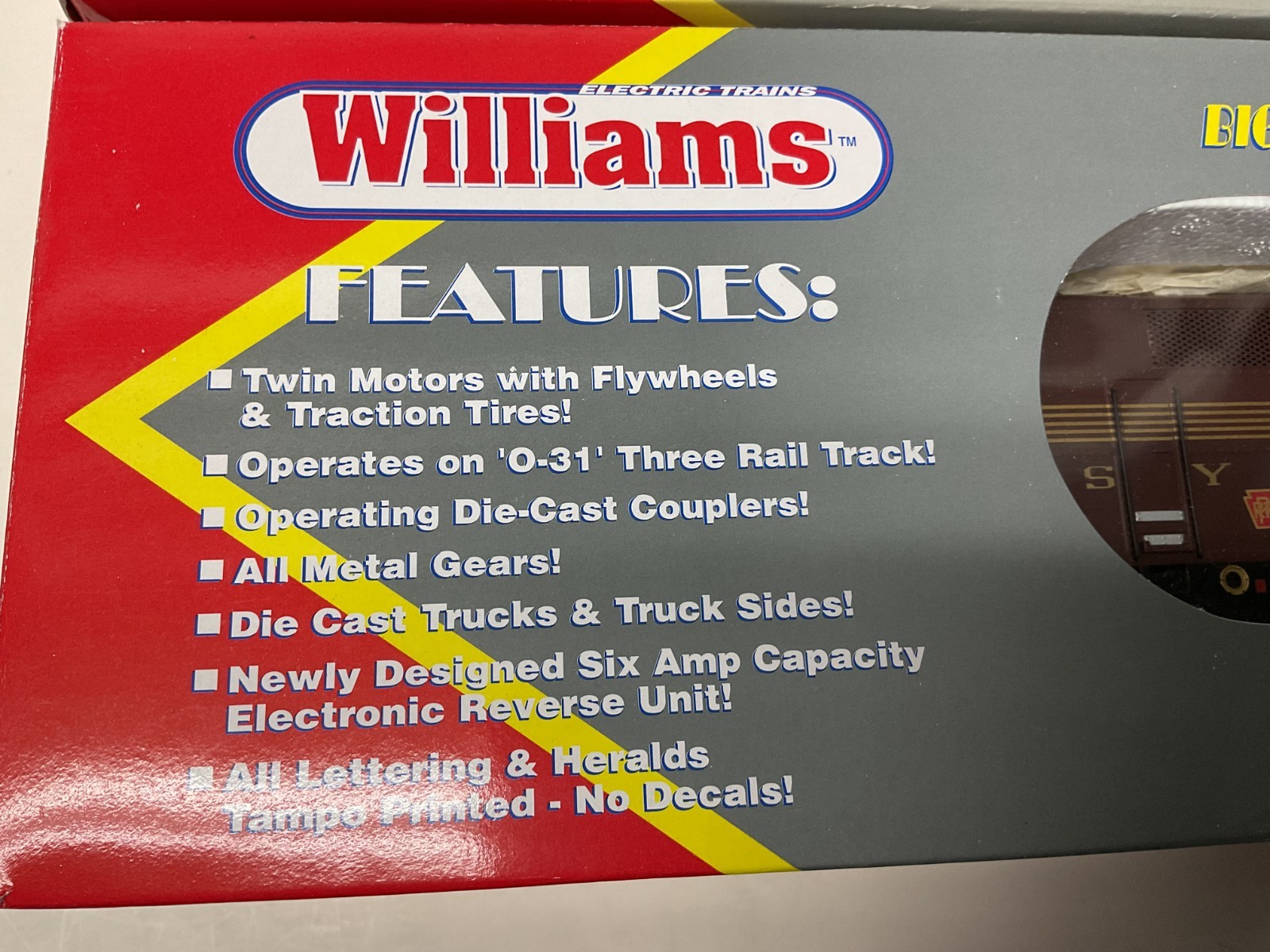 WILLIAMS 3 Rail O-Scale/Gauge #E71008 Diesel & Dummy E7 Pennsylvania PRR w/BOX