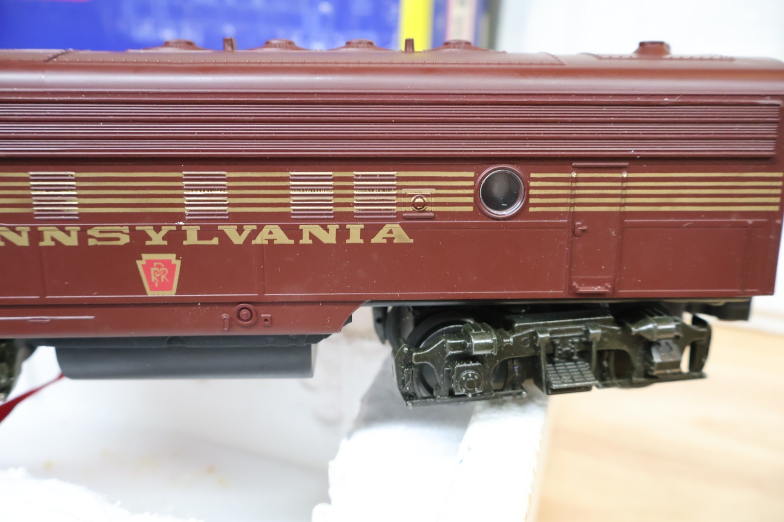 Williams 4305 O Pennsylvania F7 AA Tuscan Red Diesel Locomotives Model 9682 9873