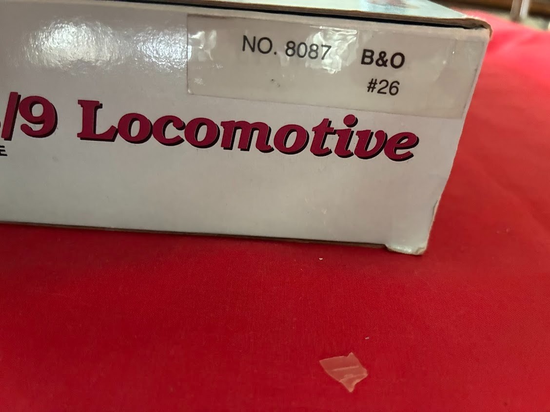 2 Proto 2000 B&O E8/9 no 28 & 26 Locomotive EMD E8 8092 & 8087 Open Box New #99