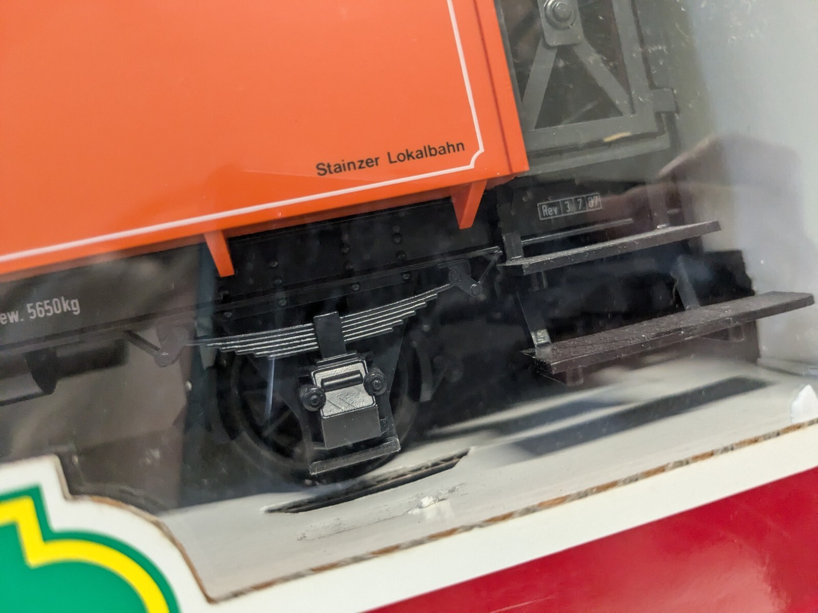 LGB orangener Rosenkogel Personenwagen LGB 37075 Lehmann Gross Bahn