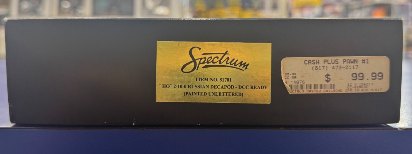 Bachmann Spectrum HO Russian Decapod 2-10-0 Steam Locomotive & Tender 81701