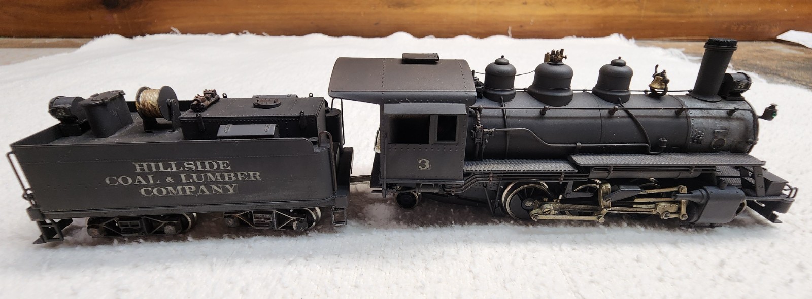 PFM 2-6-2 Baldwin steam Loco Brass Custom painted for your logging roster