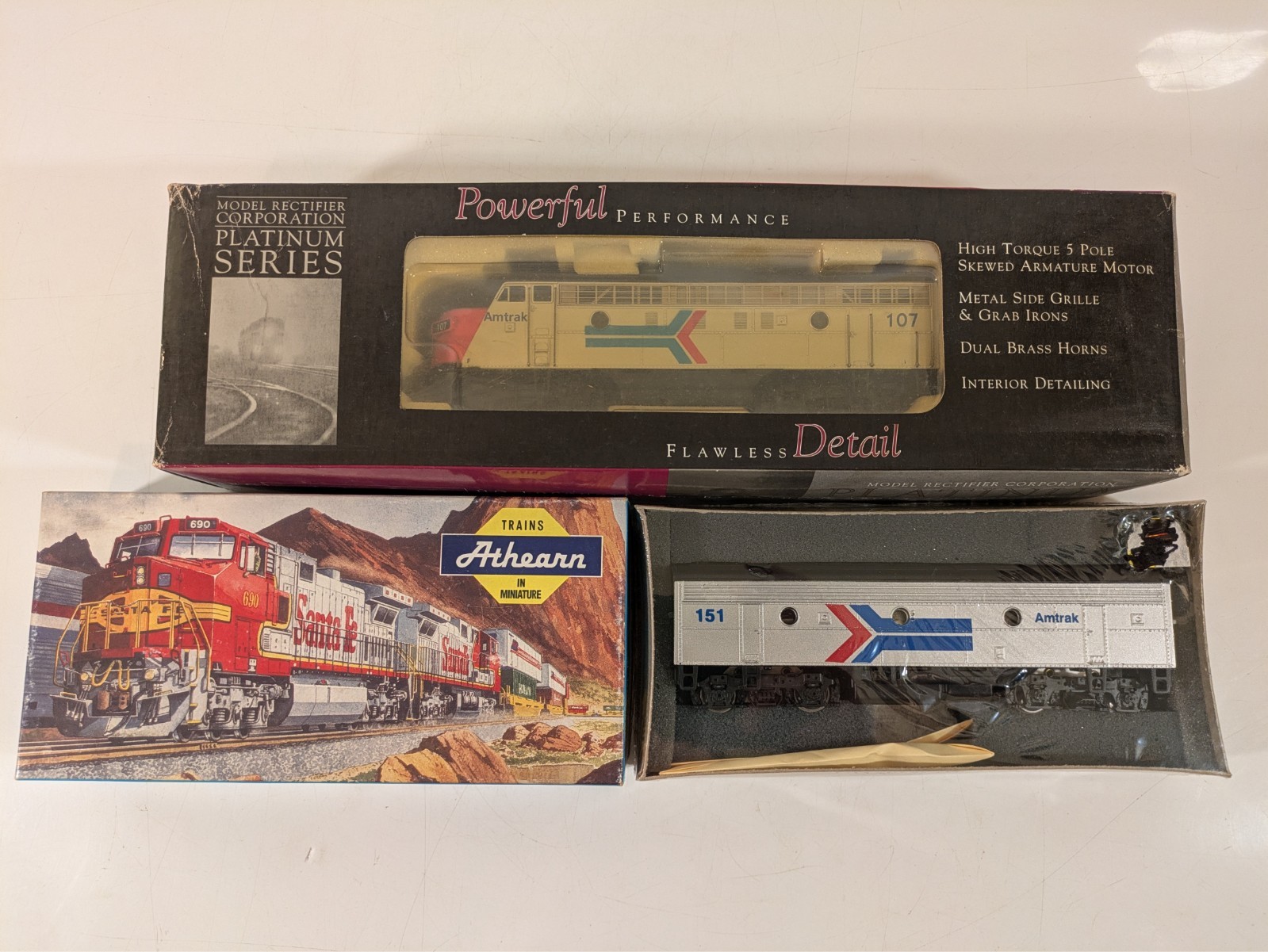 HO EMD F7A /F7B Set (Both Powered) Amtrak (1 DCC Ready) NOS # 3234/205