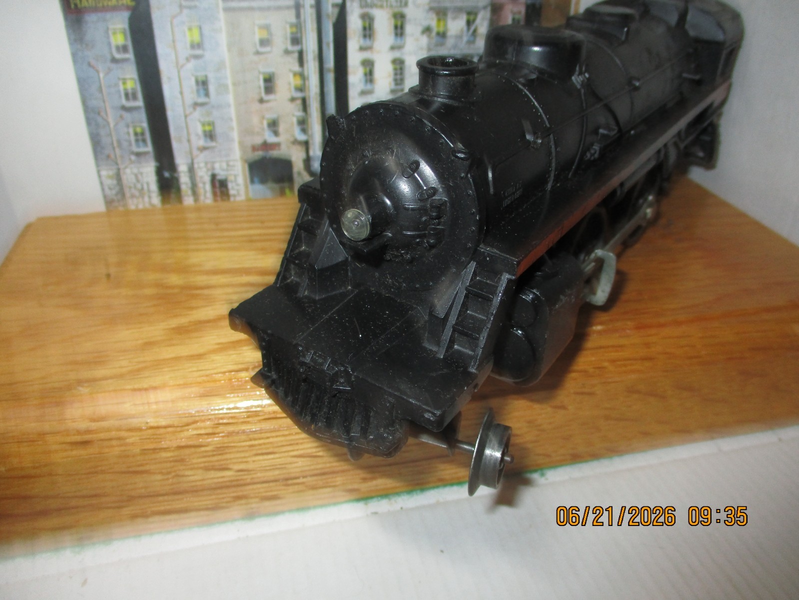 VINTAGE Lionel O GAUGE #250 Steam Locomotive Black Orange Stripe~RUNS