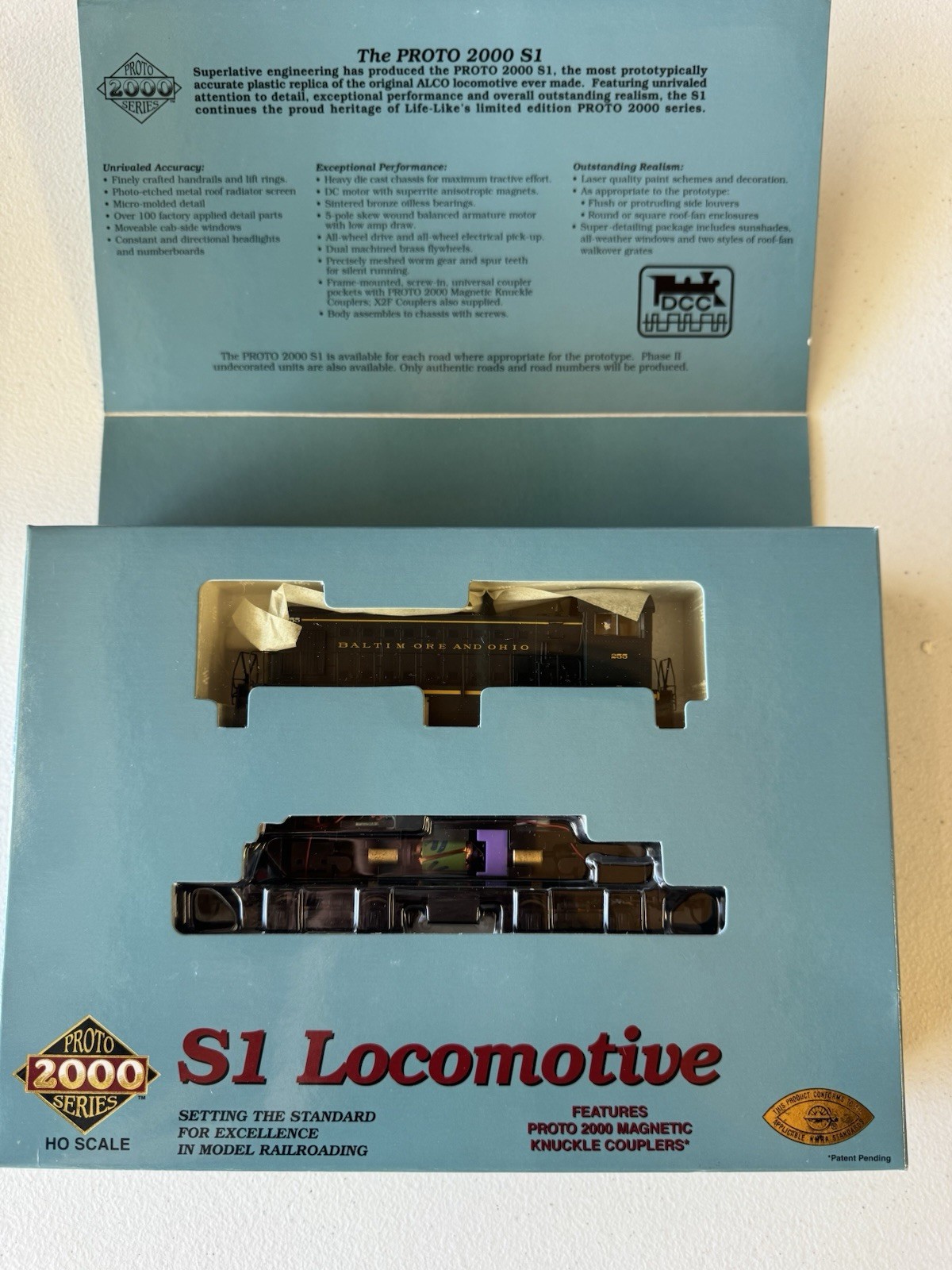 PROTO 2000 S1 Diesel Locomotive Baltimore and Ohio HO Limited Edition Magnetic …