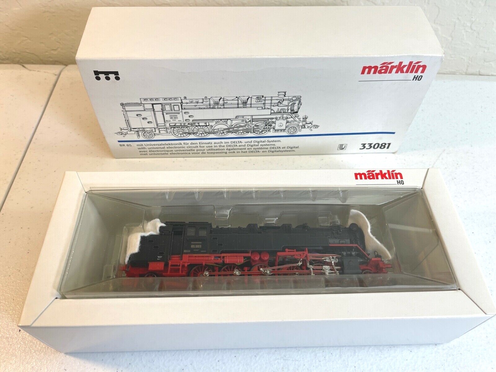 Marklin 33081 BR 85 2-10-2 DR DELTA and Digital Systems Steam Locomotive HO