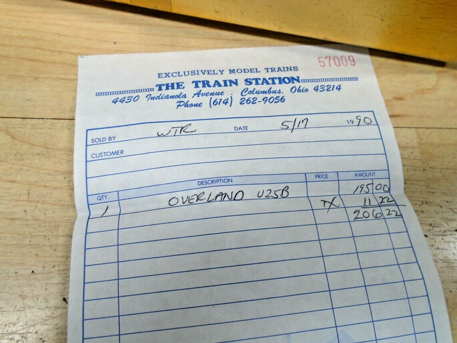 Orient Ltd BRASS HO SHS Korea Finished Erie DIESEL LOCO Runs Scale Couplers OB