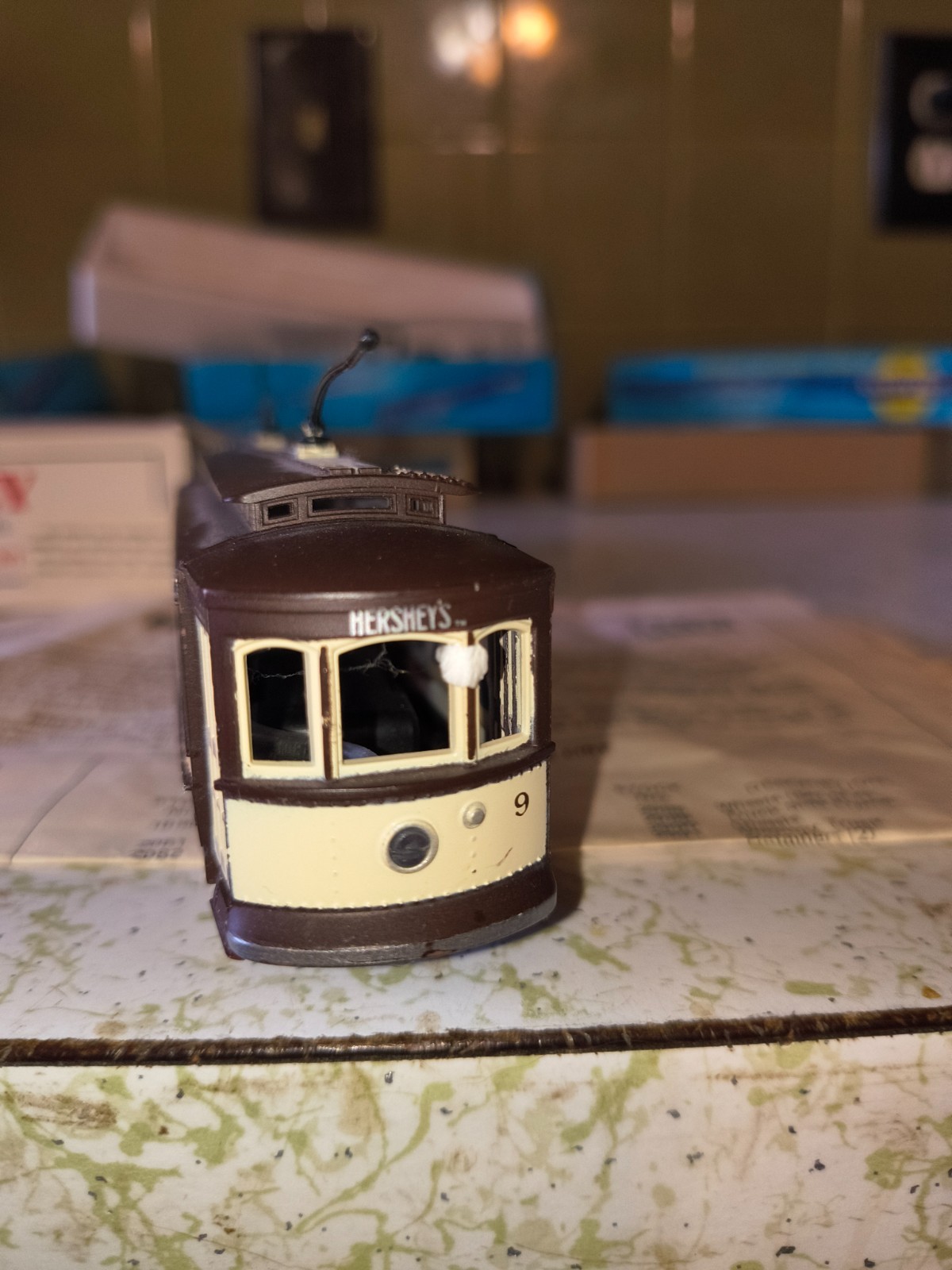 Bachmann Brill Trolley HO Hershey 61039 RUNS BUT HAS ISSUE